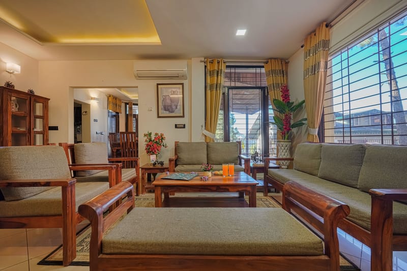 Golden Meadow Villa | Pet-friendly Hillside 3-BHK Retreat With Outdoor Lounge, Balcony & Scenic Views – photo 41