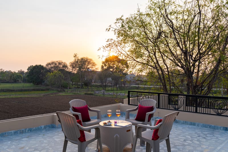 Tiger Cave Suite | 1-Room with Private Pool, Sit-out area, Shared Pool & Garden on Main Ranthambore Road | Pet-Friendly – photo 44