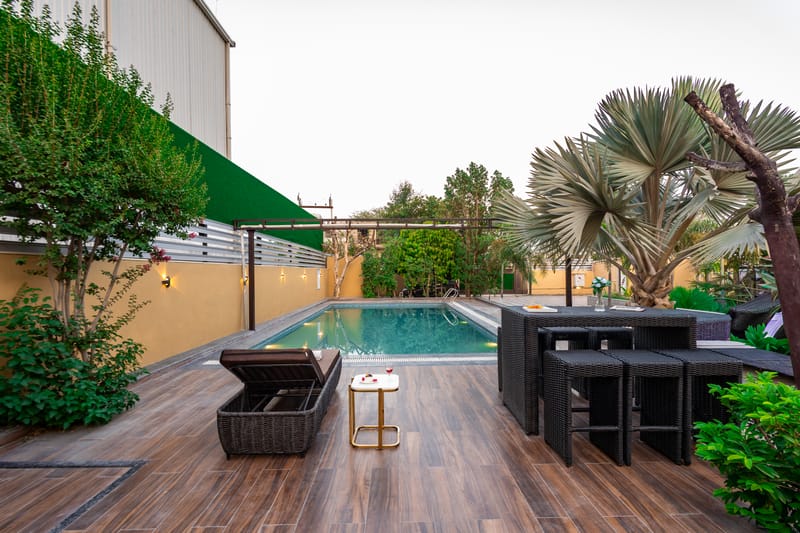 Autum Villa | Pet-friendly 4-BHK Villa with Private pool with rain curtain, Game Zone, Indoor Bar and Garden – photo 36