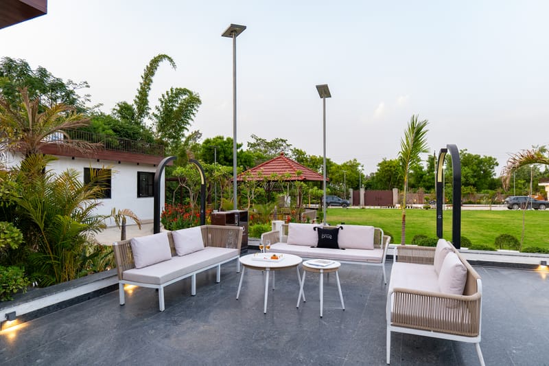 ASK Farms | Refined 4-BHK villa with Theatre Lounge, Pool & Fire BBQ Deck  – photo 35