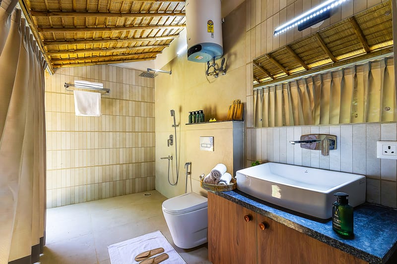 Kimaya Kove | Hut-Style Cottage with Open-Air Shower, Shared Pool, Restaurant, and Garden in Boutique Resort – photo 9