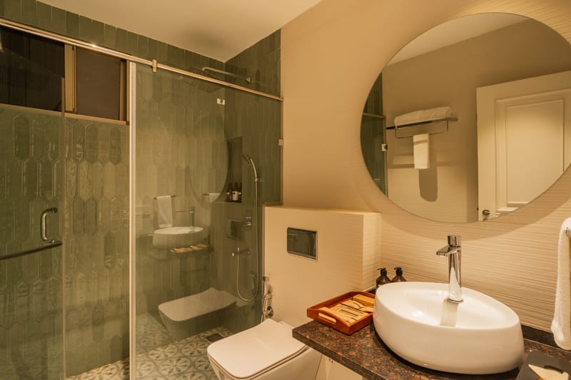 Kensho Daisy | Serene 5-BHK Villa With Private Pool, Common Pool, & Lift; Near Popular Beaches – photo 23