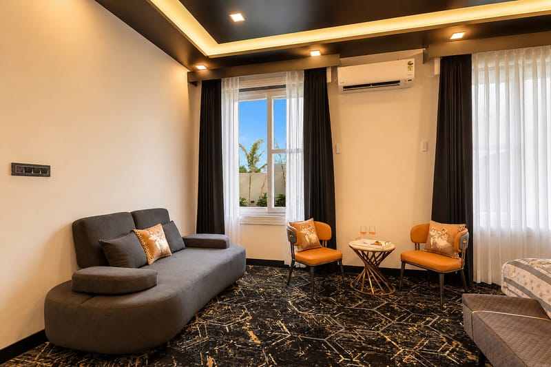 Raj Farm | 3-BHK Villa with Private Pool, Kid’s Room and An Outhouse – photo 19