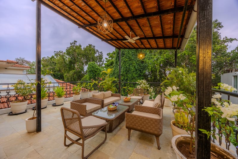 Elysium Villa | Portuguese-Inspired 3-BHK Villa With Jacuzzi, Pool & Gazebo near Vagator Beach – photo 11