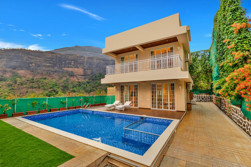 Heavenly Homes Villa | 2-BHK Villa with Private Pool, Garden & 360° Panoramic Hill Views Near Sahyadri Waterfall – photo 15