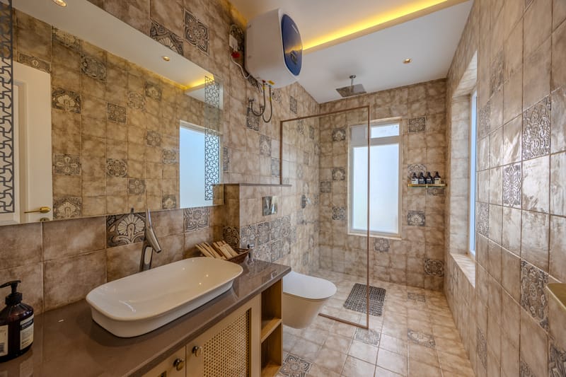 Mistwood Villa | Serene 4 BHK Retreat with Private Pool, Terrace Lounge, Elegant Living Spaces & Outdoor Seating – photo 11