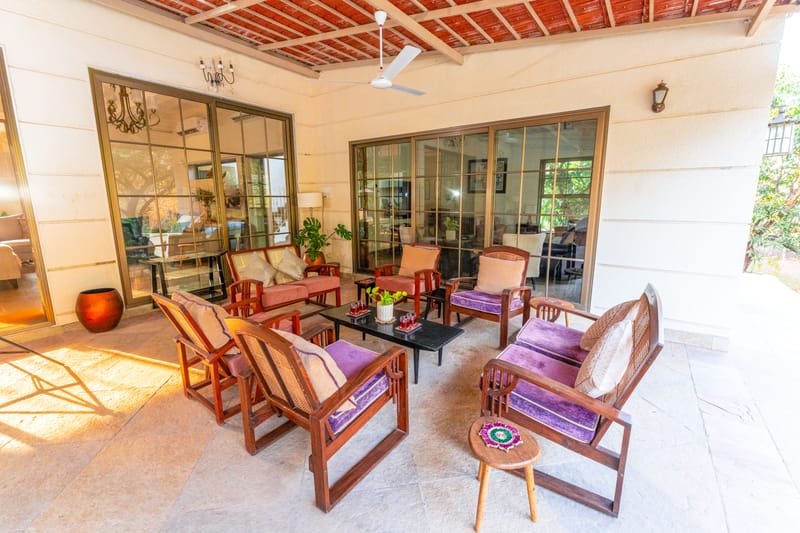 Casa Mocha | 5-BHK Pet-friendly Retreat With Pvt Pool, Verandah & Ent Lounge – photo 9