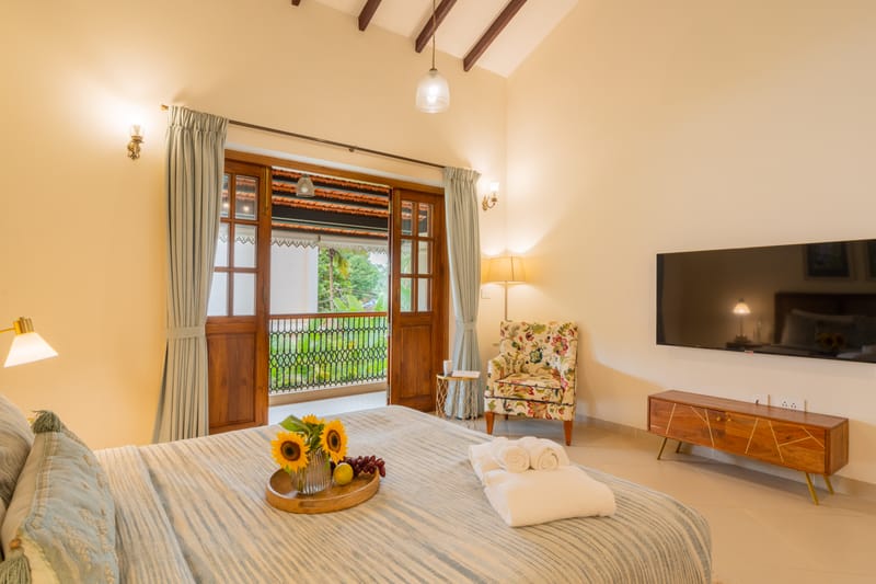 Casa Amore | 4-BHK Portuguese-Inspired Twin Villas In a Secluded Estate with Private Pools & Mini Bars | Close to Calangute & Baga Beach – photo 22