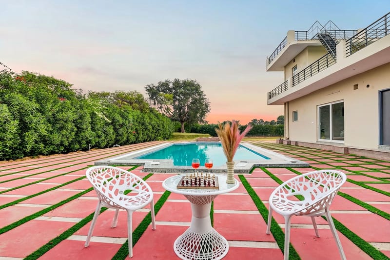 Vijeta Farms | 3-BHK With Private Pool, Lawn, Terrace & Bonfire  – photo 2