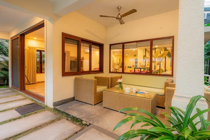 Villa Anasa | 4-BHK | Pvt Pool | Garden | Outdoor Sitting Area – photo 4