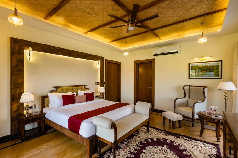 Tiger Cave Suite | 1-Room with Private Pool, Sit-out area, Shared Pool & Garden on Main Ranthambore Road | Pet-Friendly – photo 33