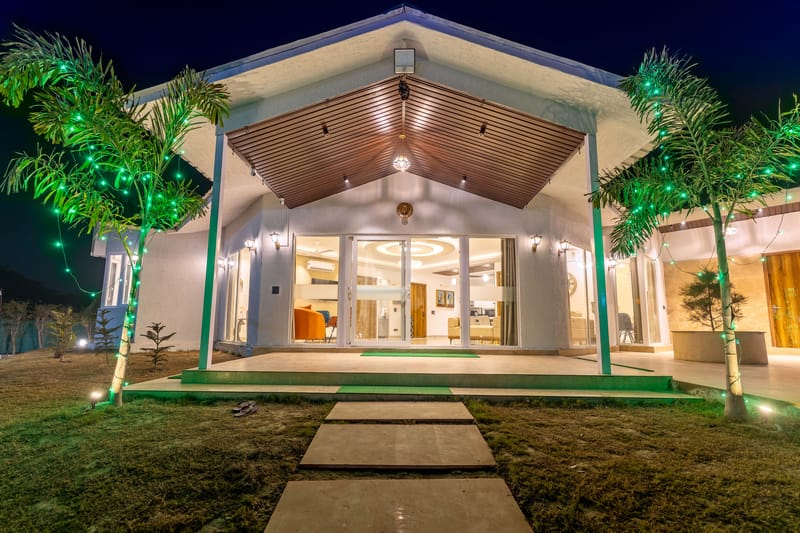 Vedaaz Farms | Pet-friendly 4-BHK Farmhouse With Private Outdoor Pool and Garden area – photo 13