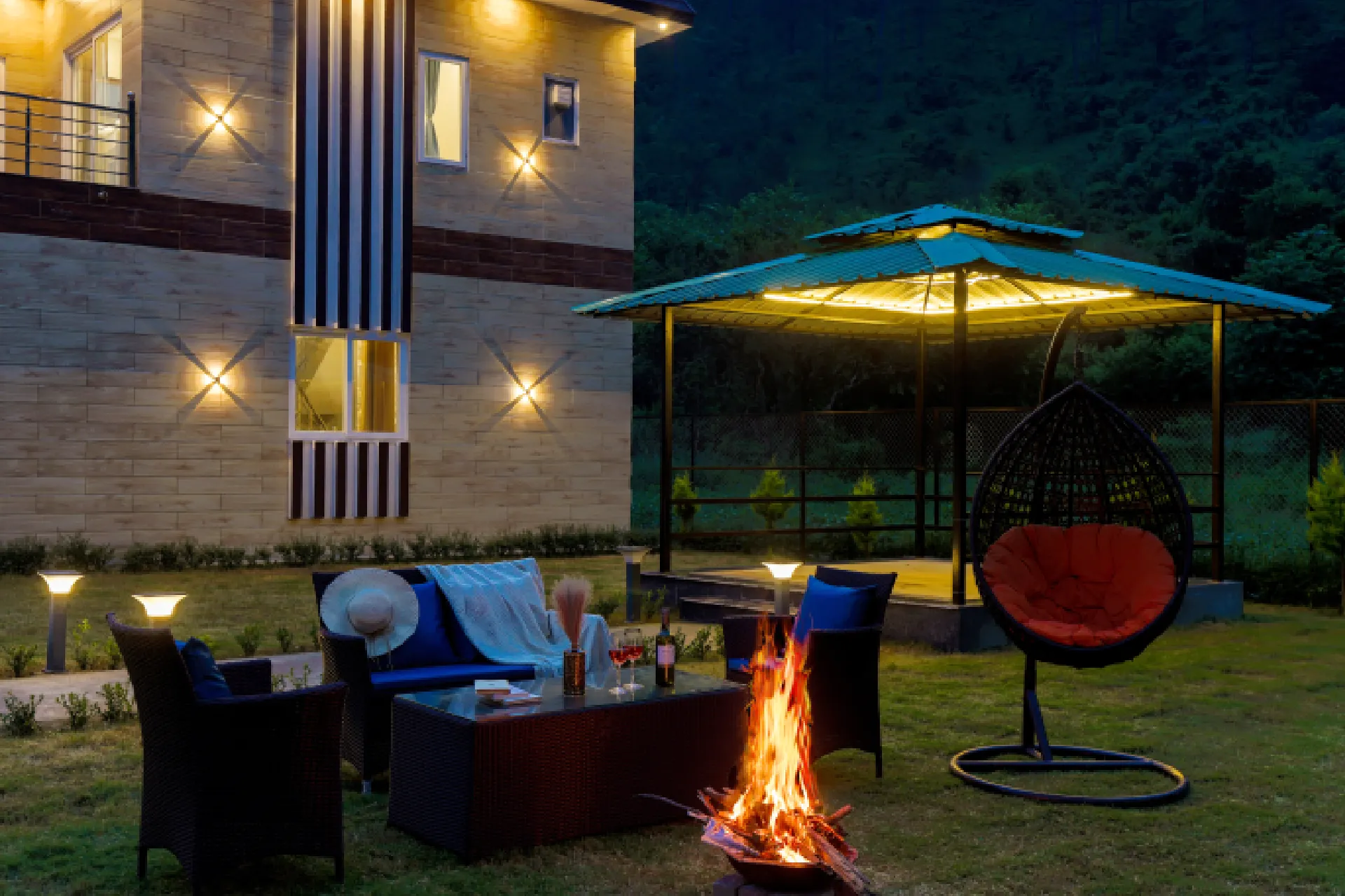 Avasa | 3-BHK | Lush Garden | Outdoor Sitting Area | Terrace | Gazebo - Image 3