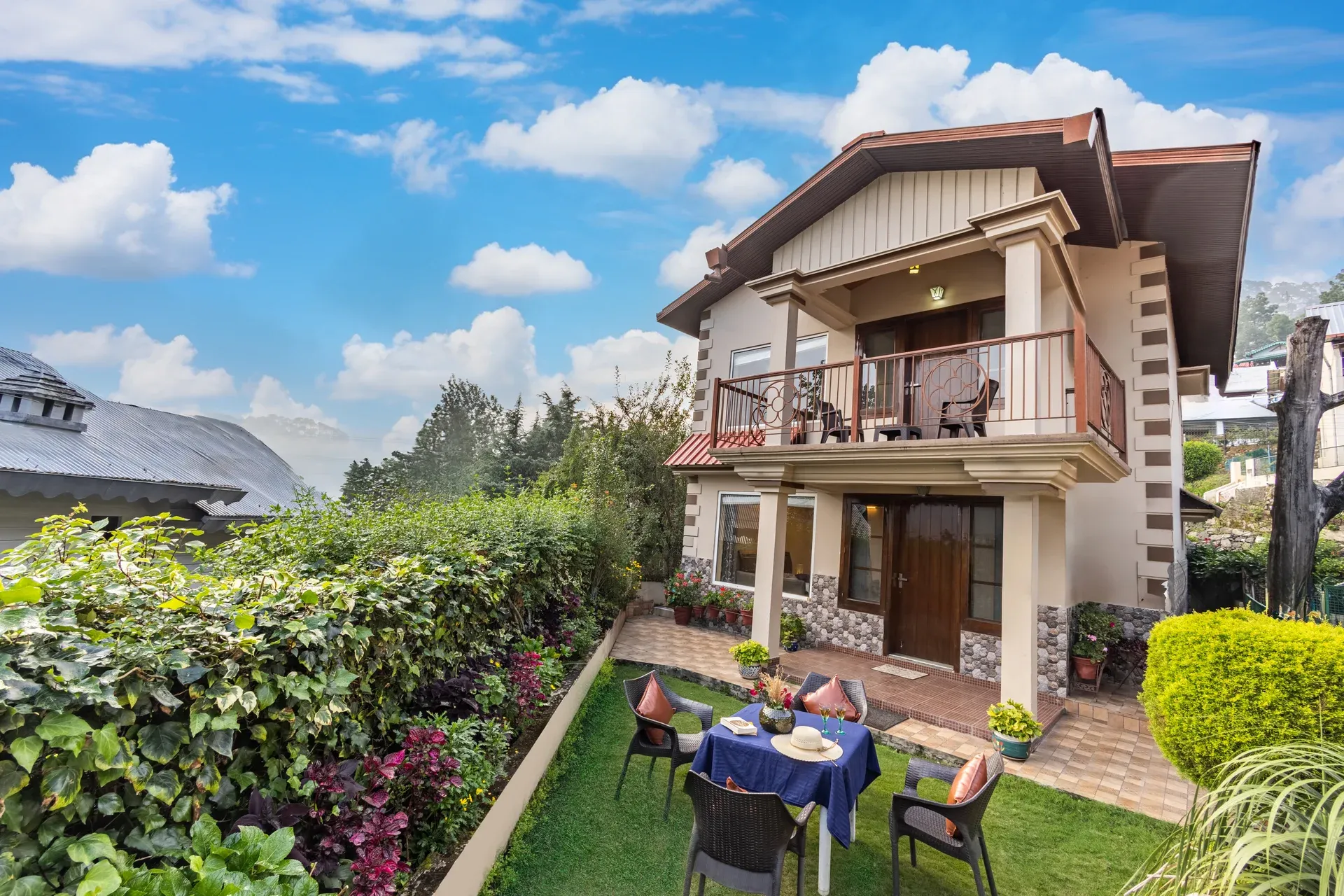 Villa Harmony | 2-BHK | Garden | Balcony | Hill view