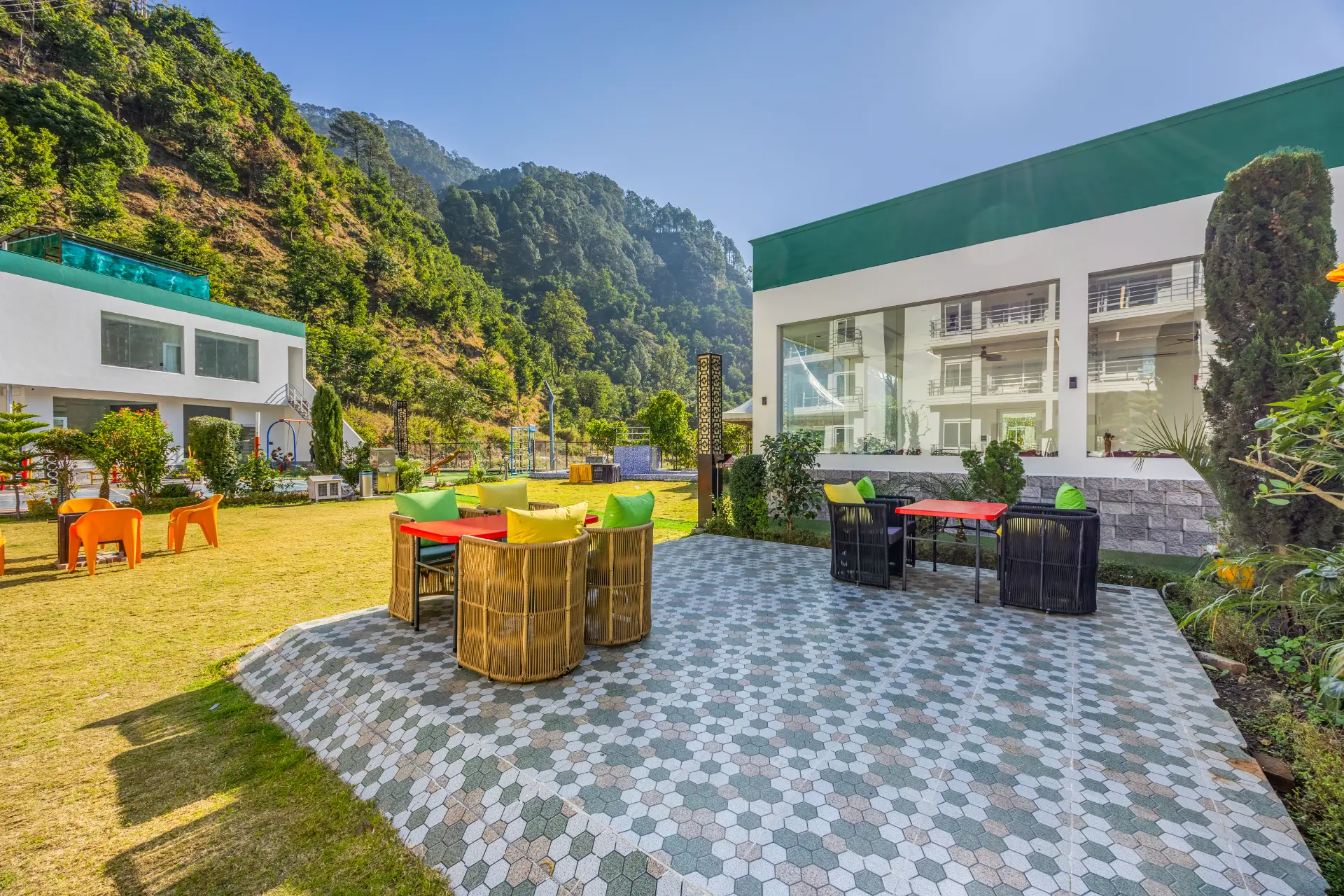 Kingdom Heartz | Charming Pet-friendly 1-BHK Apartment With Balcony, Common Pool, Common Garden & Restaurant - Image 2