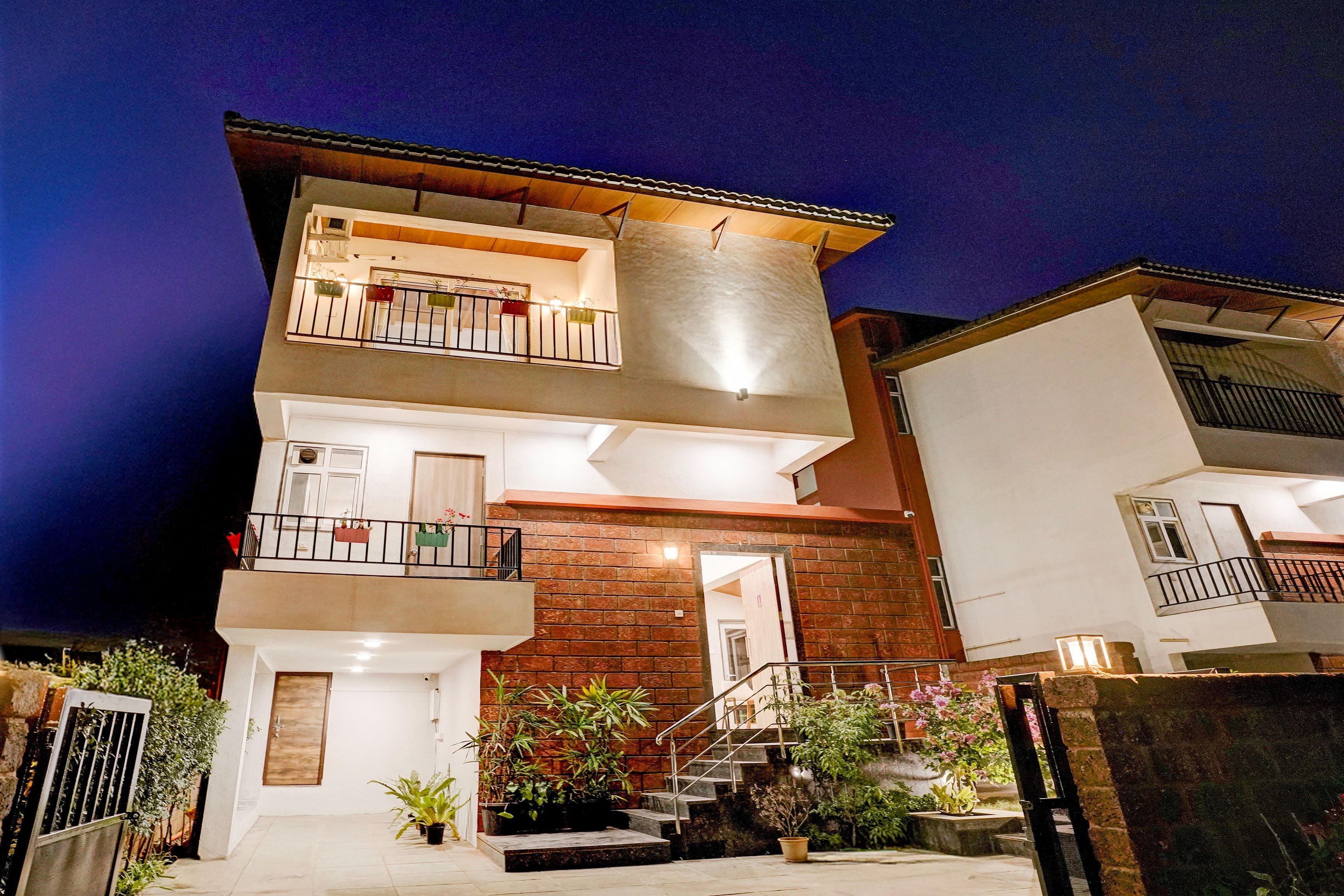 Aamy Villa | Charming Pet-friendly 3-BHK Villa With Private Pool, Garden & Balconies 