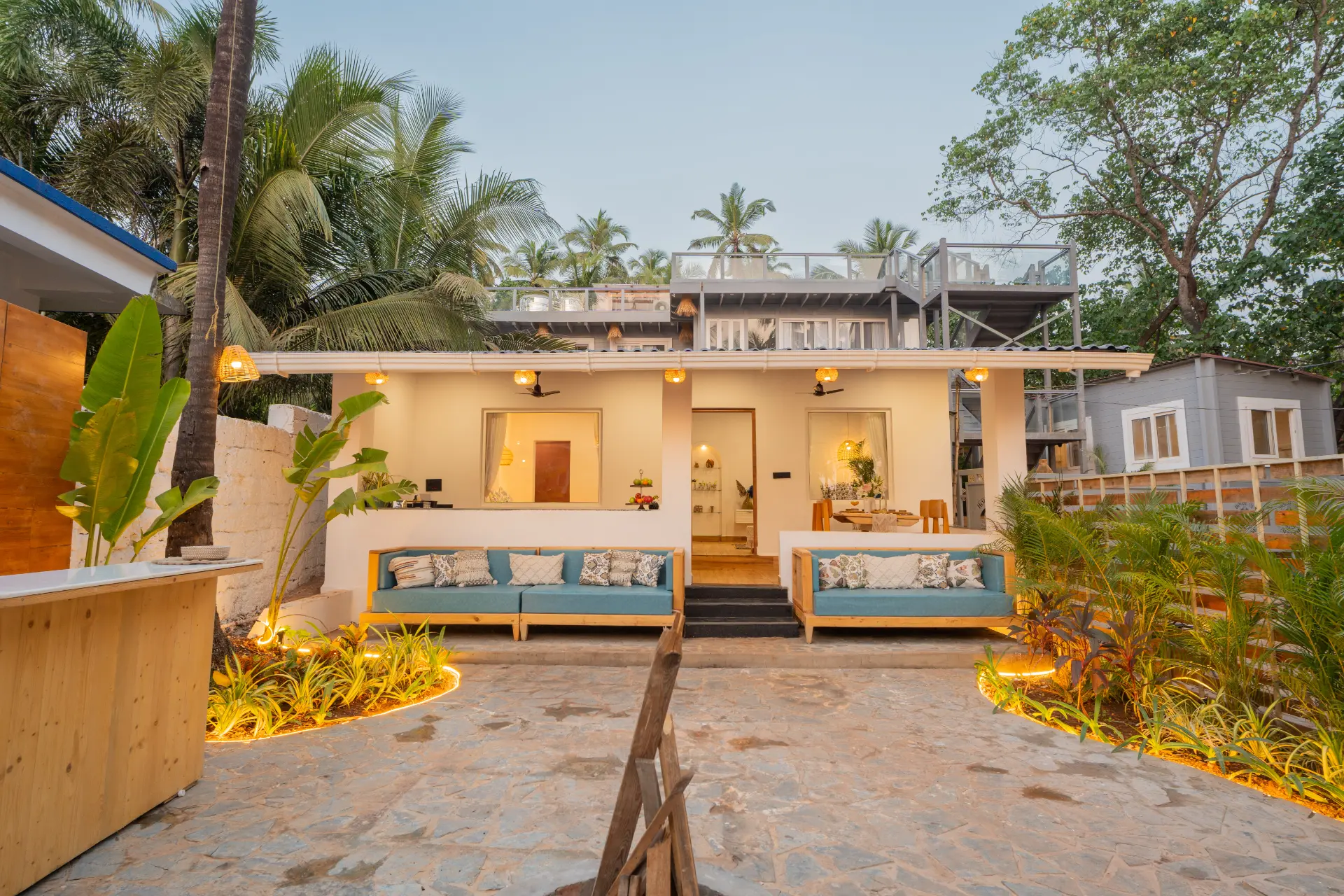 House of Neptune | 1-BHK Boutique Villa | Open Kitchen | Sit-out area | 10 Meters from Ashwem Beach - Image 2