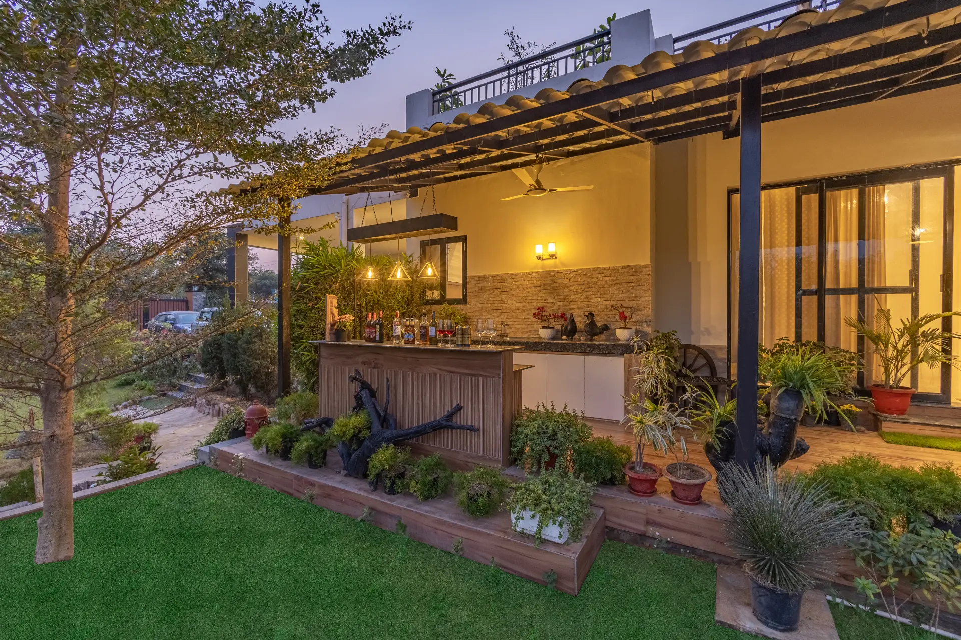 Dacha | Serene 3-BHK Escape With Garden, Jacuzzi & Outdoor Bar - Image 4