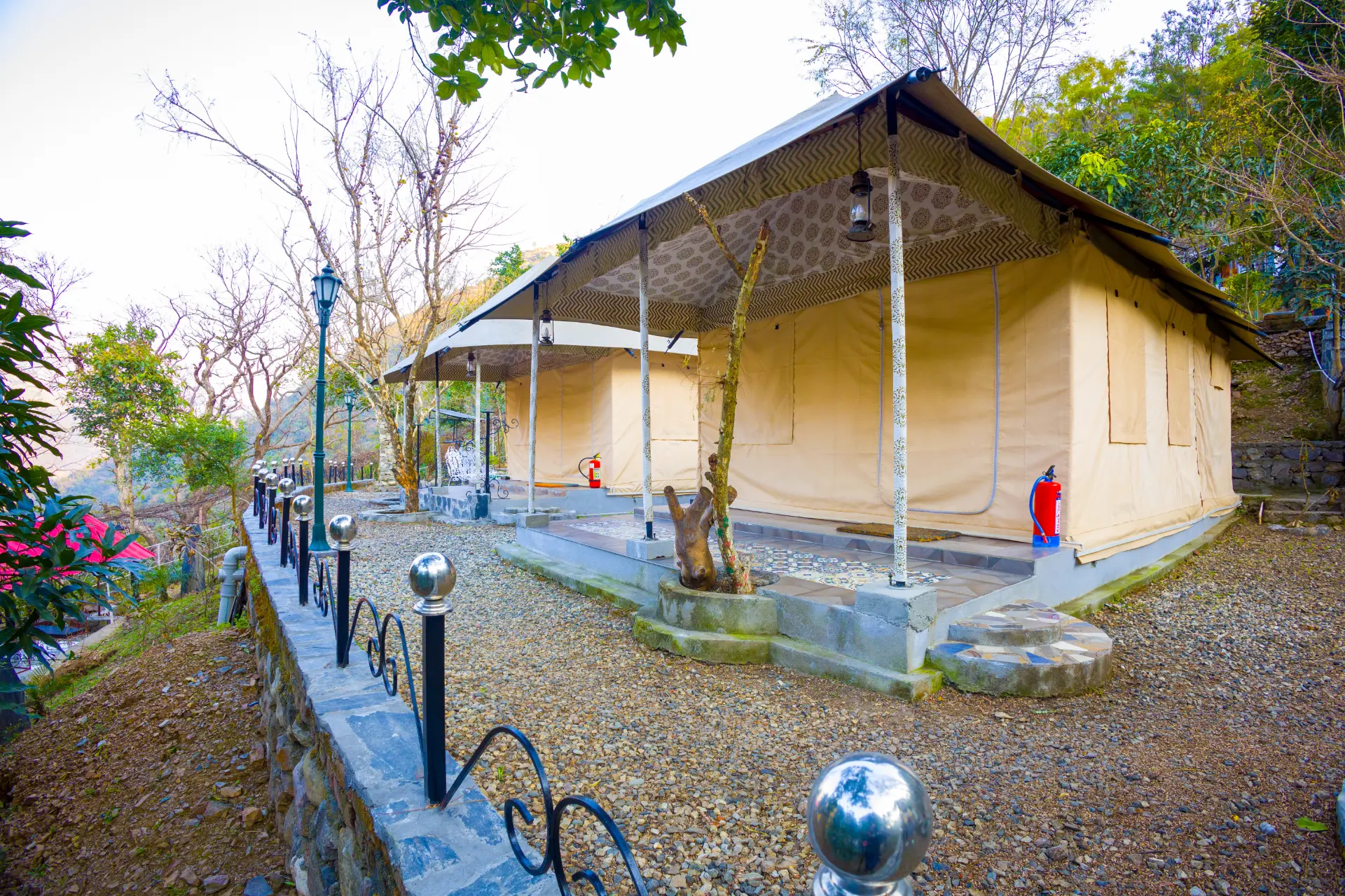 Zephyr Imperial | Luxury Tent on Hills With Pool, Gazebo, Tea House & Dining