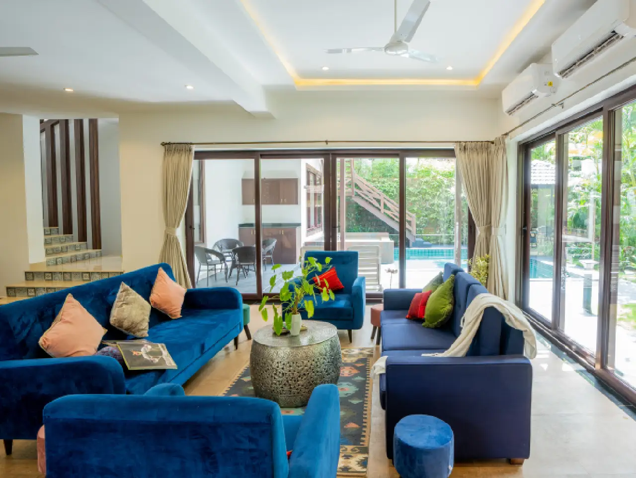 Indah | 4-BHK | Pvt Pool, Garden & Gazebo | Ent Room - Image 3