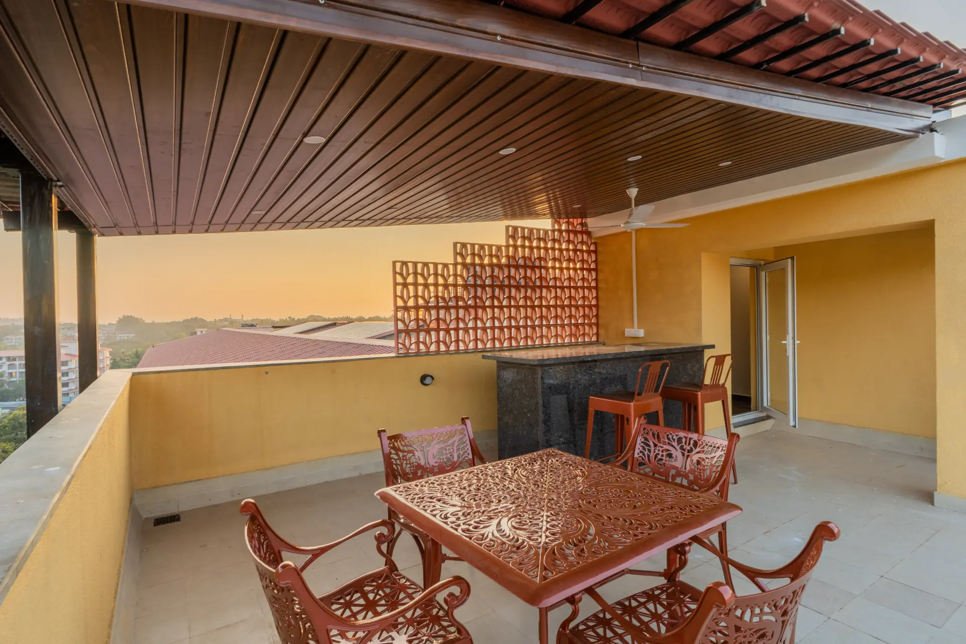 Veera Marina | 3-BHK Penthouse With Terrace, Common Pools & Lift, Near Candolim Beach