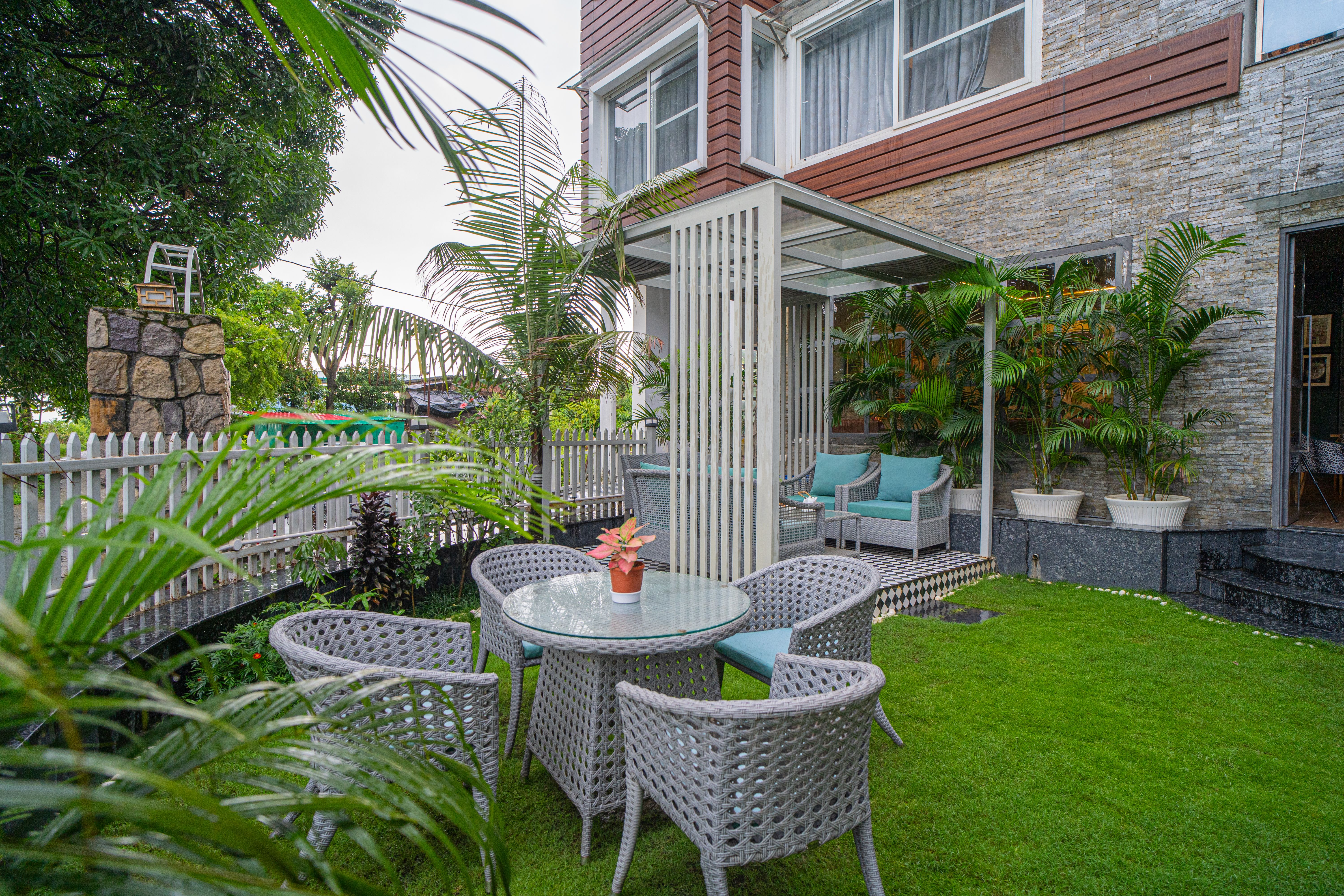 Sky Paradise | Pet-friendly 3-BHK Retreat With Gaming Zone, Home Theatre & Rooftop Gazebo