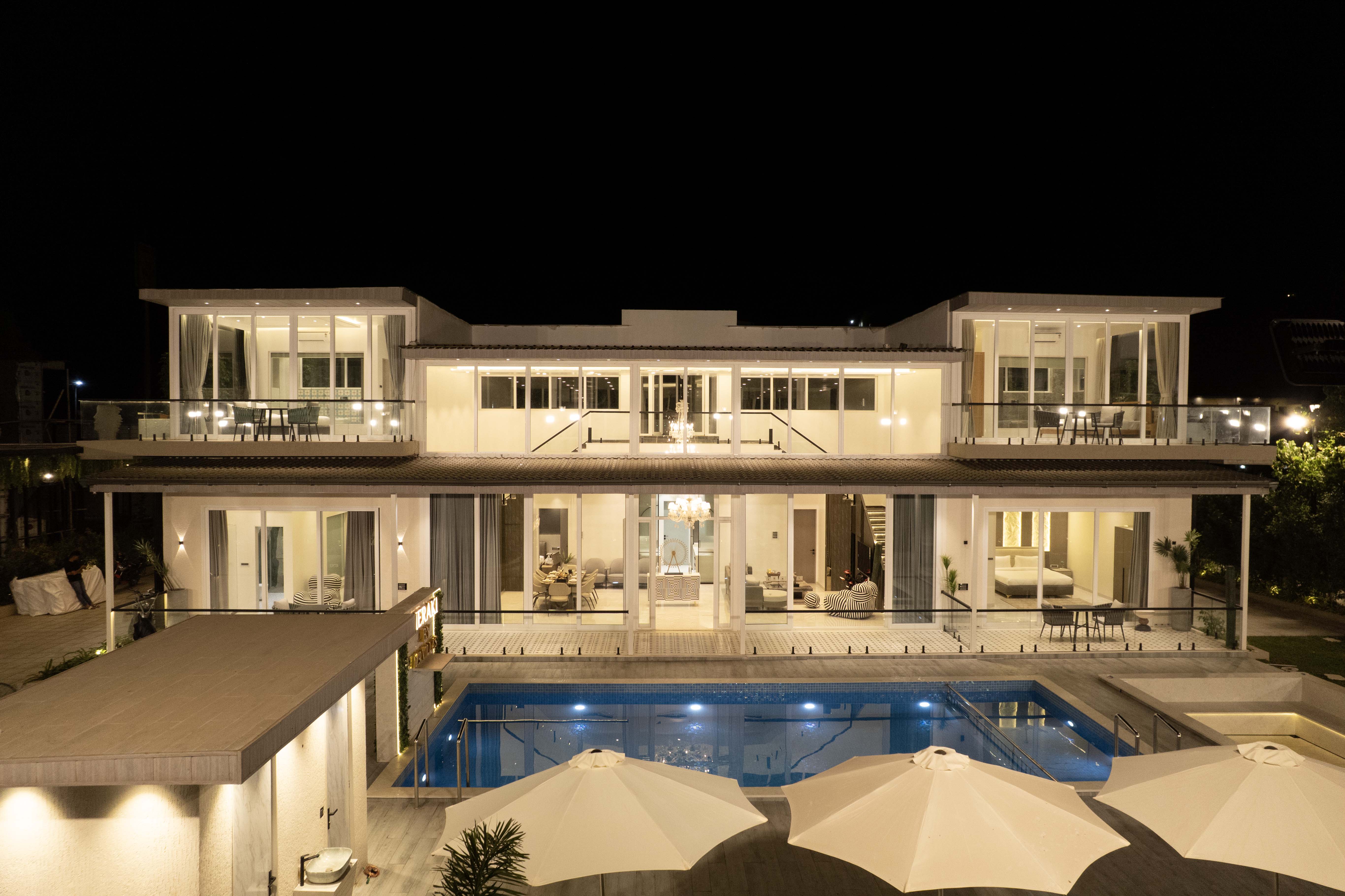 Meraki Villa | Majestic 6-BHK Glass Villa With Private Pool, Balcony, Garden & Gazebo - Image 4