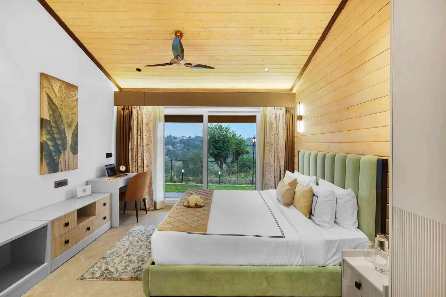 Esh Cottage Moss | Hilltop 2-BHK Retreat with Open-air Jacuzzi, Shared Garden, Pool & Cosy Lounge