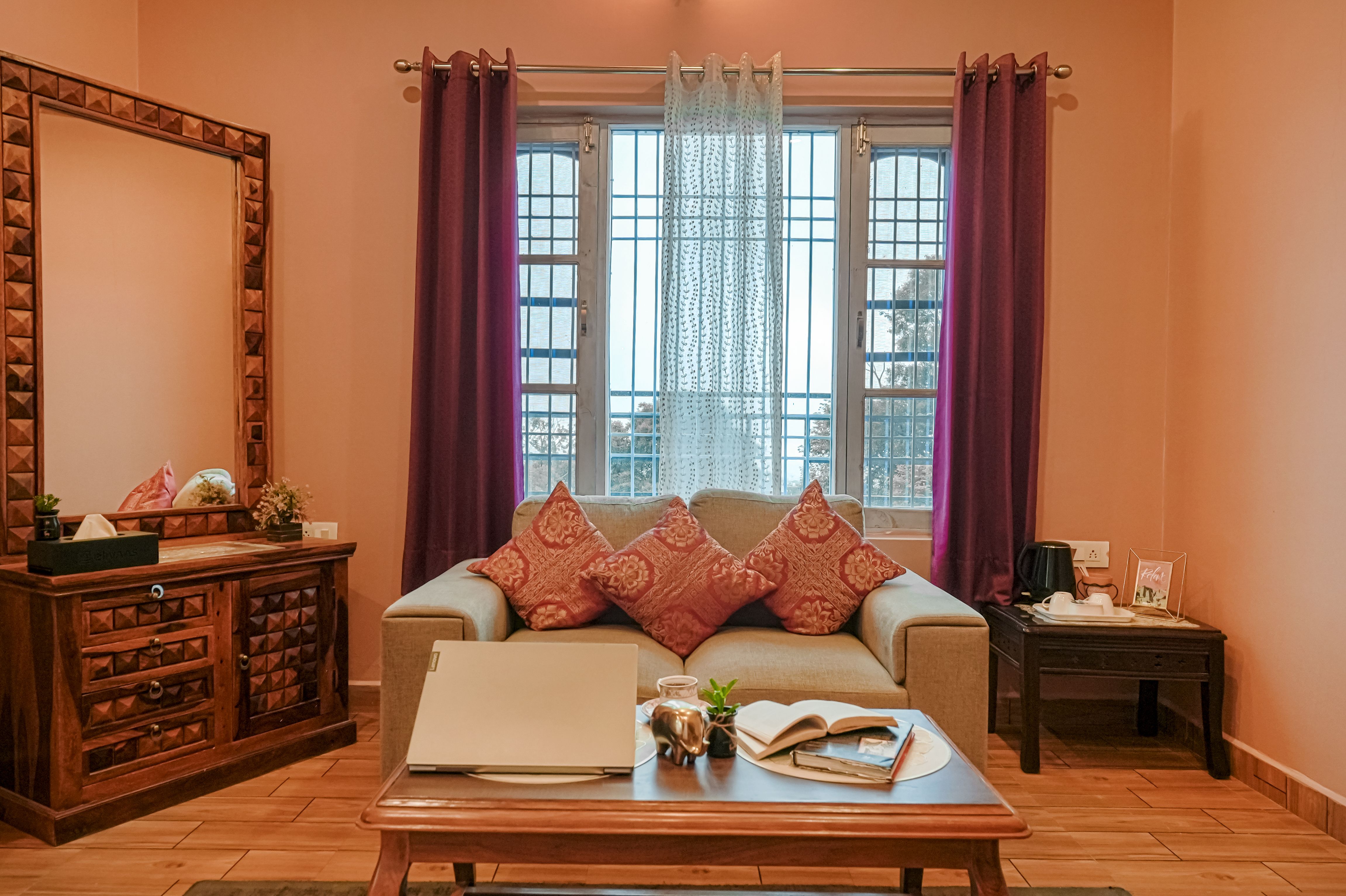 Riva Dreams | 2-BHK Retreat with Hill Views & Lush Garden