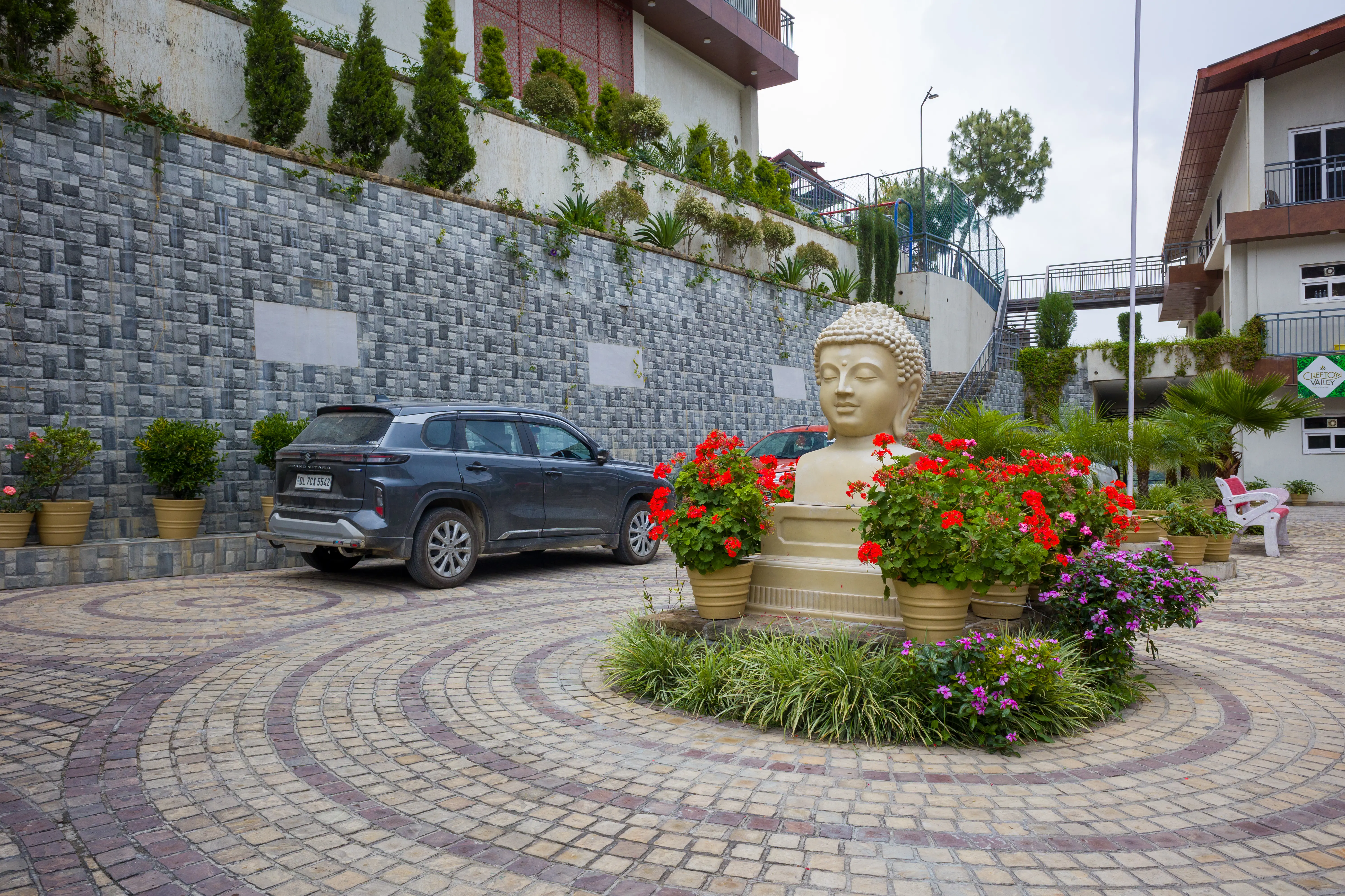 Cliff Vallis | Hill View 3-BHK Apartment with Balcony & Common Play Zone