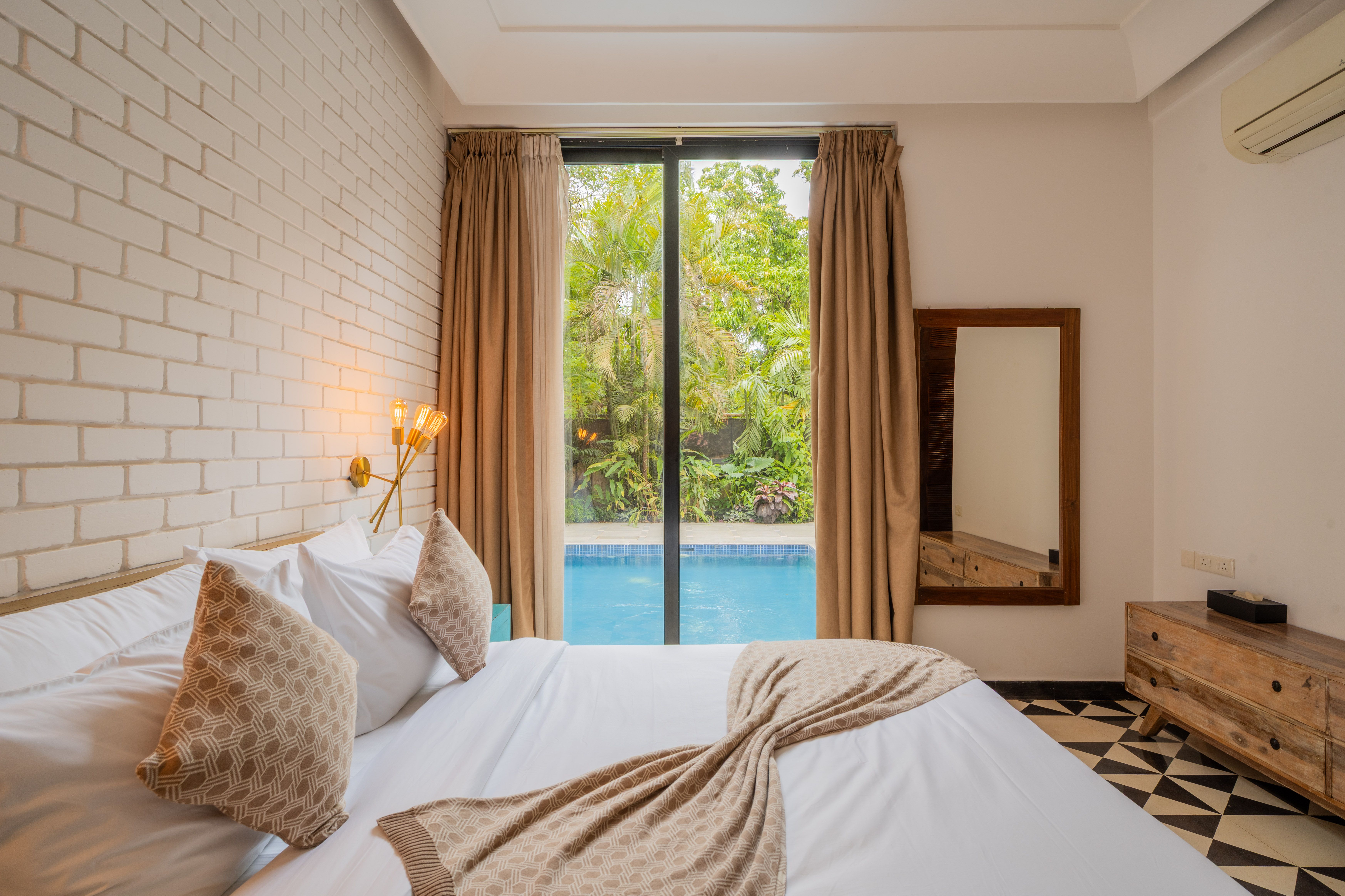 Lushe | Serene 3-BHK Villa Near Popular Beaches With Private Pool & Terrace