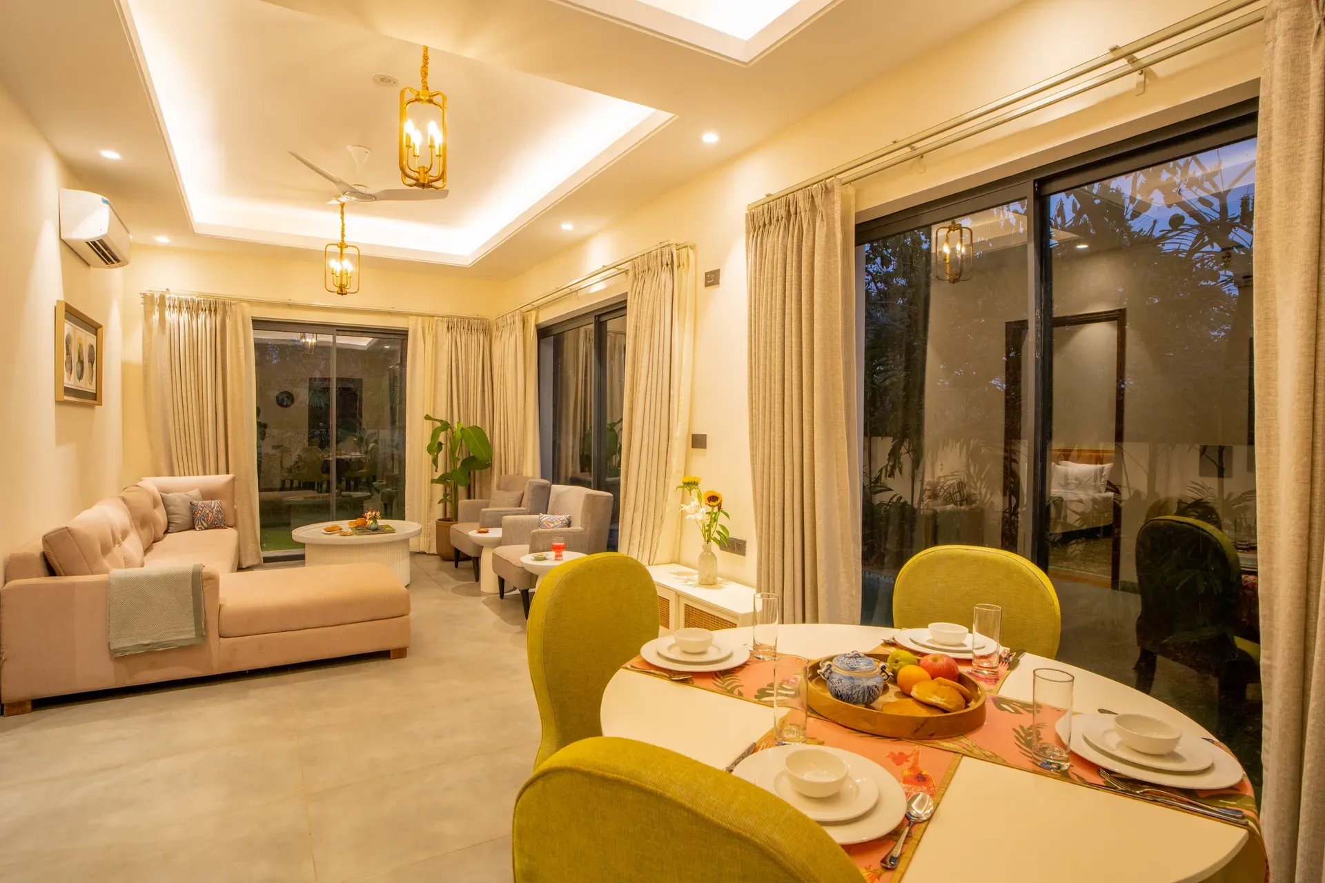 Laguna Echo | Serene Pet-friendly 3-BHK Retreat With Private Pool & Garden Near Anjuna Beach