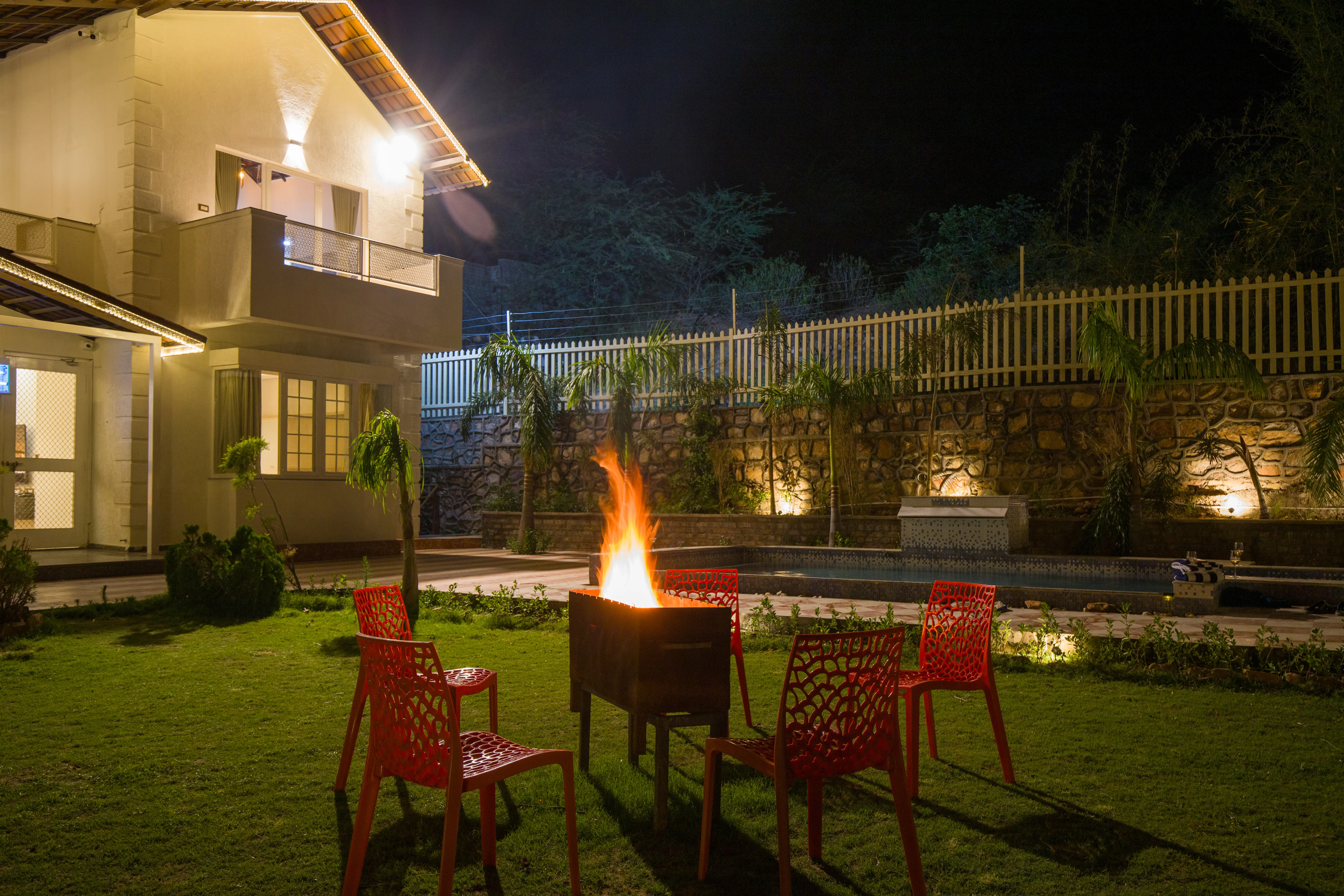 Ramgarh Wild Retreat | Elegant Colonial-Style 2-BHK Villa Amidst the Hills with Private Pool & Garden - Image 5