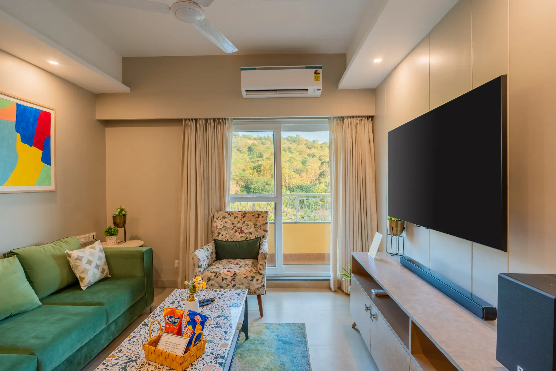 Veera Marina | 3-BHK Penthouse With Terrace, Common Pools & Lift, Near Candolim Beach