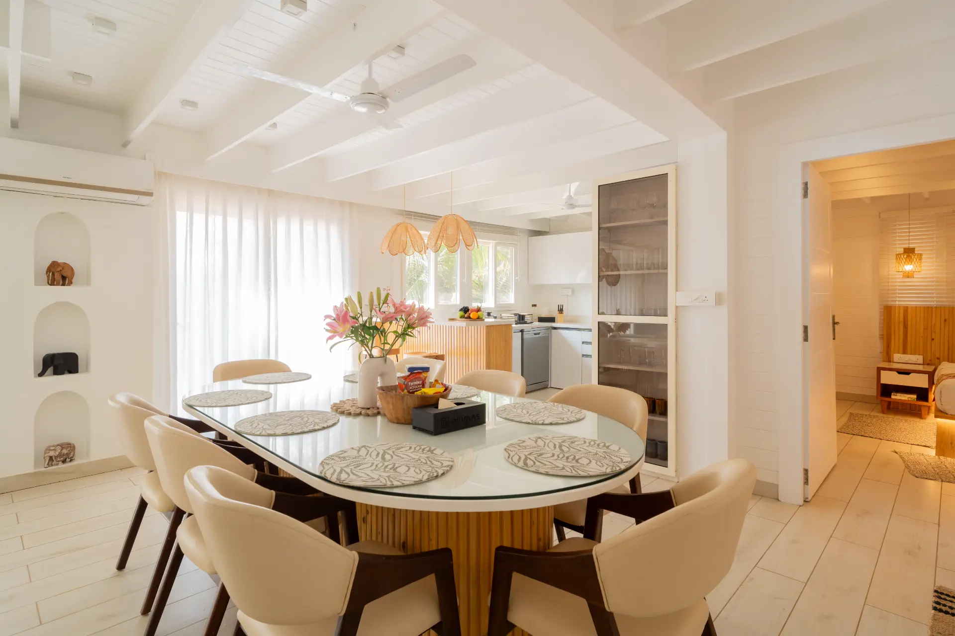 House of Neptune | 3-BHK Retreat with Gazebo & Bar | 10 mtrs from Ashwem Beach