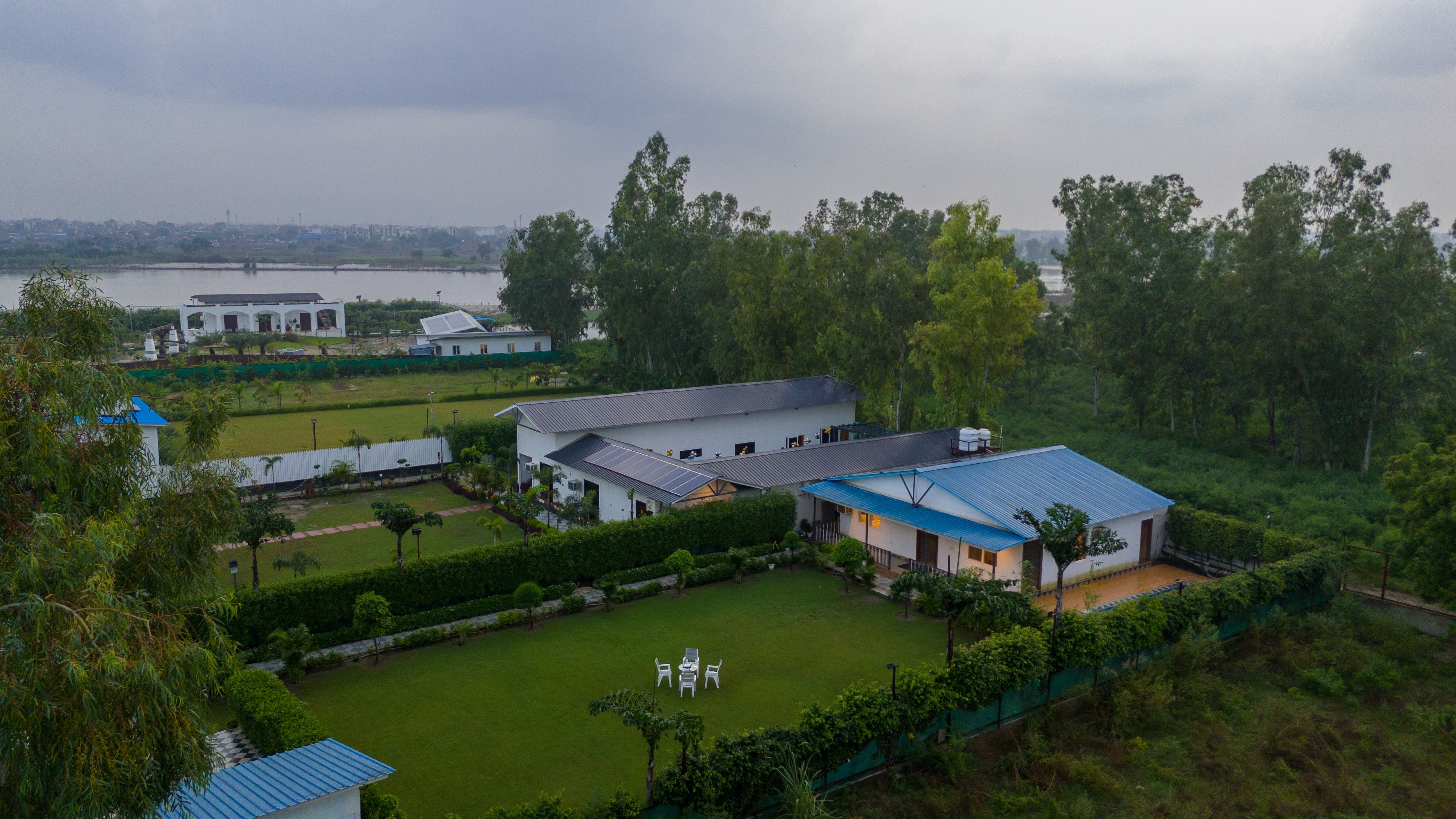 Krishna Manor | 3-BHK Farmhouse With Private Pool & Lush Garden | Near Noida Expressway