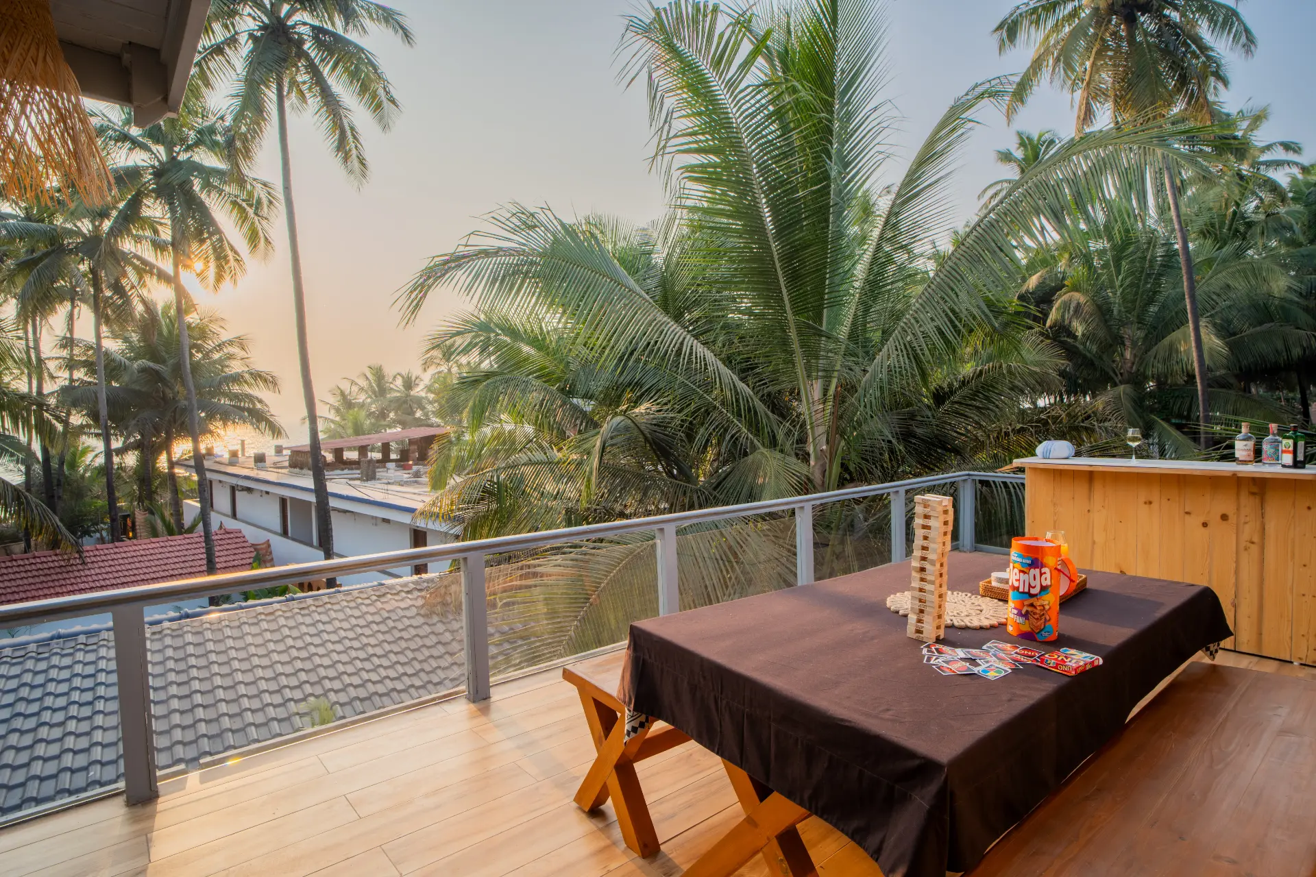 House of Neptune | 3-BHK Retreat with Gazebo & Bar | 10 mtrs from Ashwem Beach