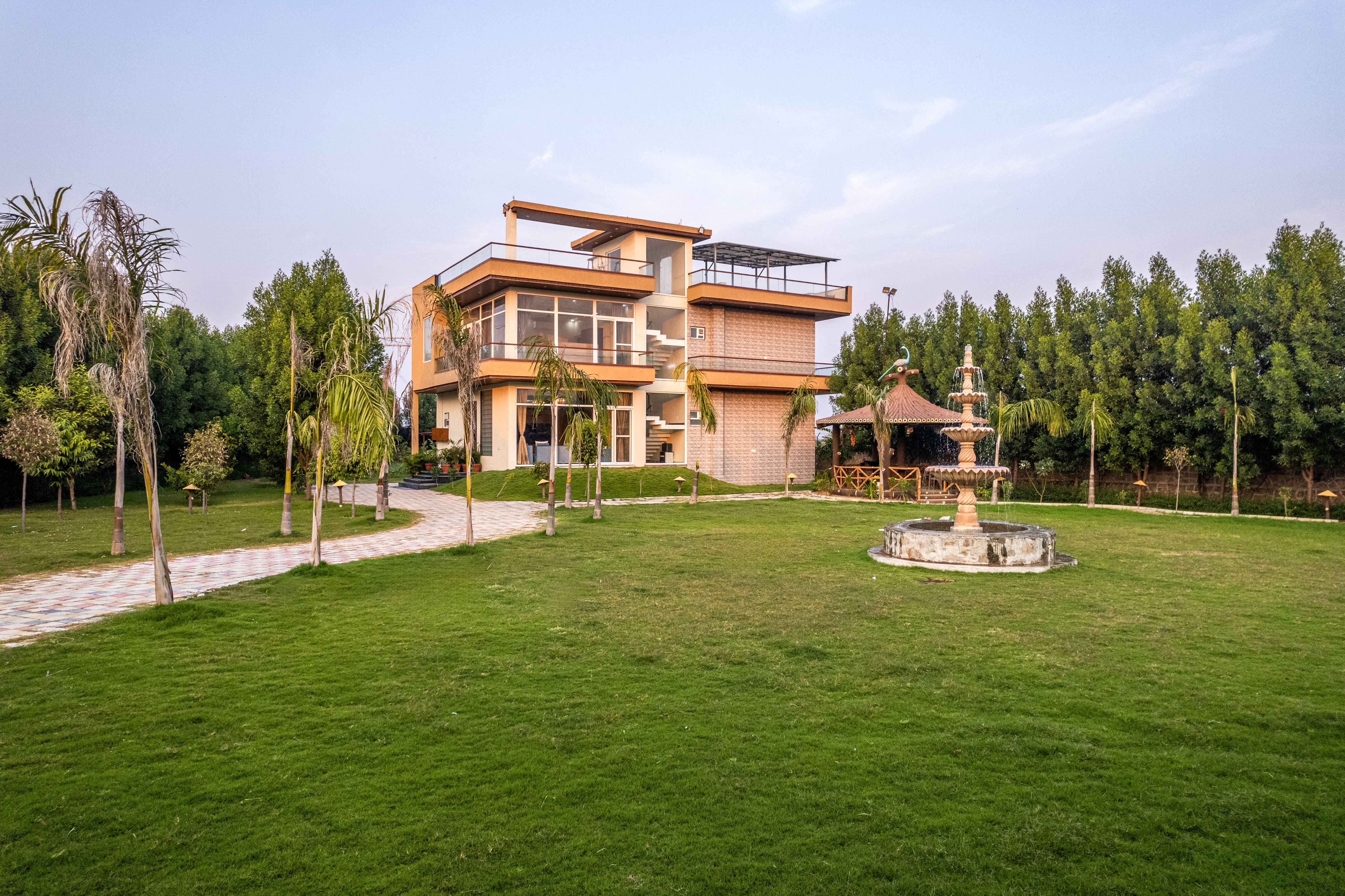 Echoes by the Aravalli | Pet-friendly 5-BHK Villa With Private Pool, Garden, Gazebo & Scenic Aravali Views