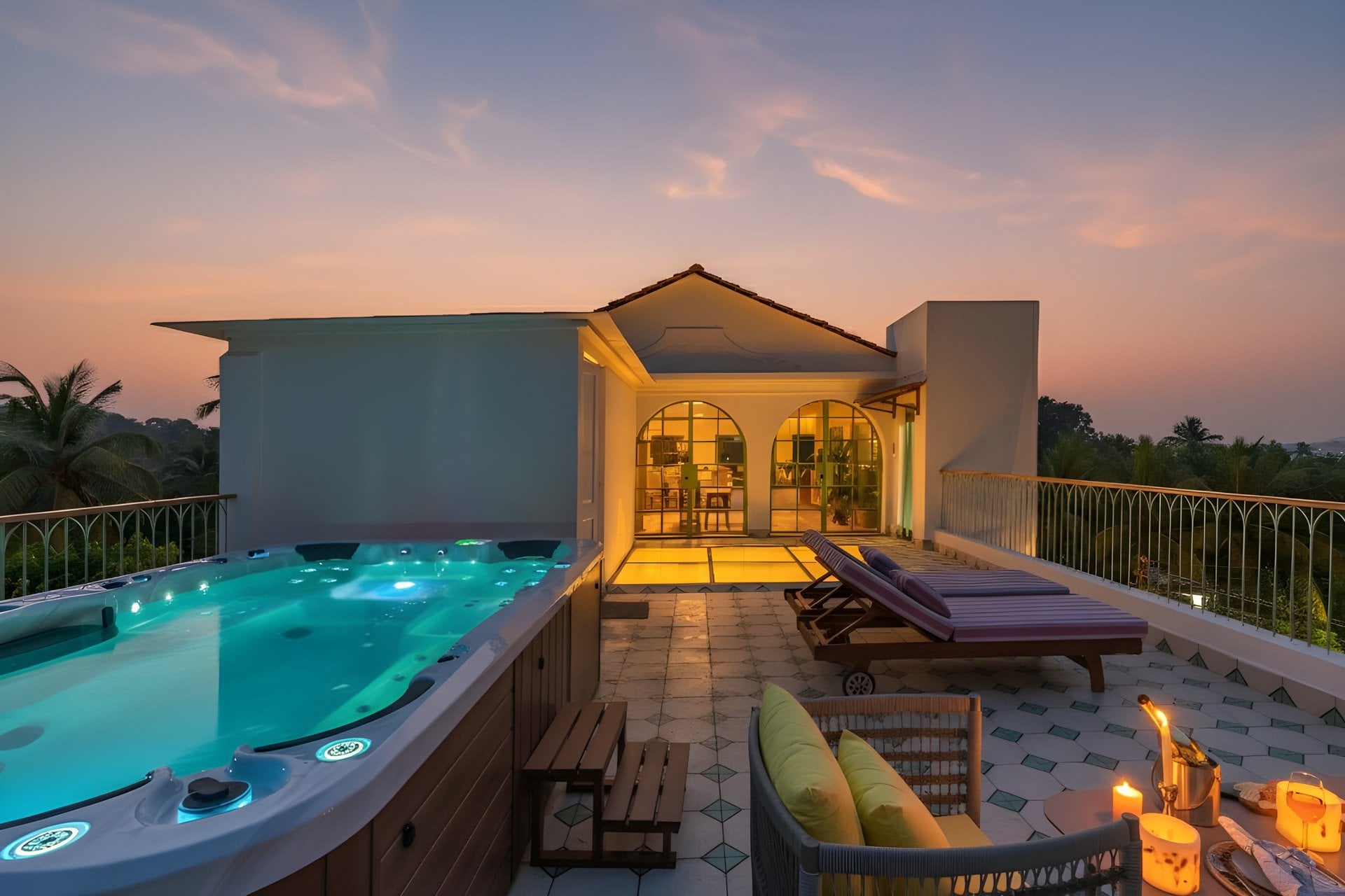 Moonstone Villa w/ Pool & Rooftop Jacuzzi