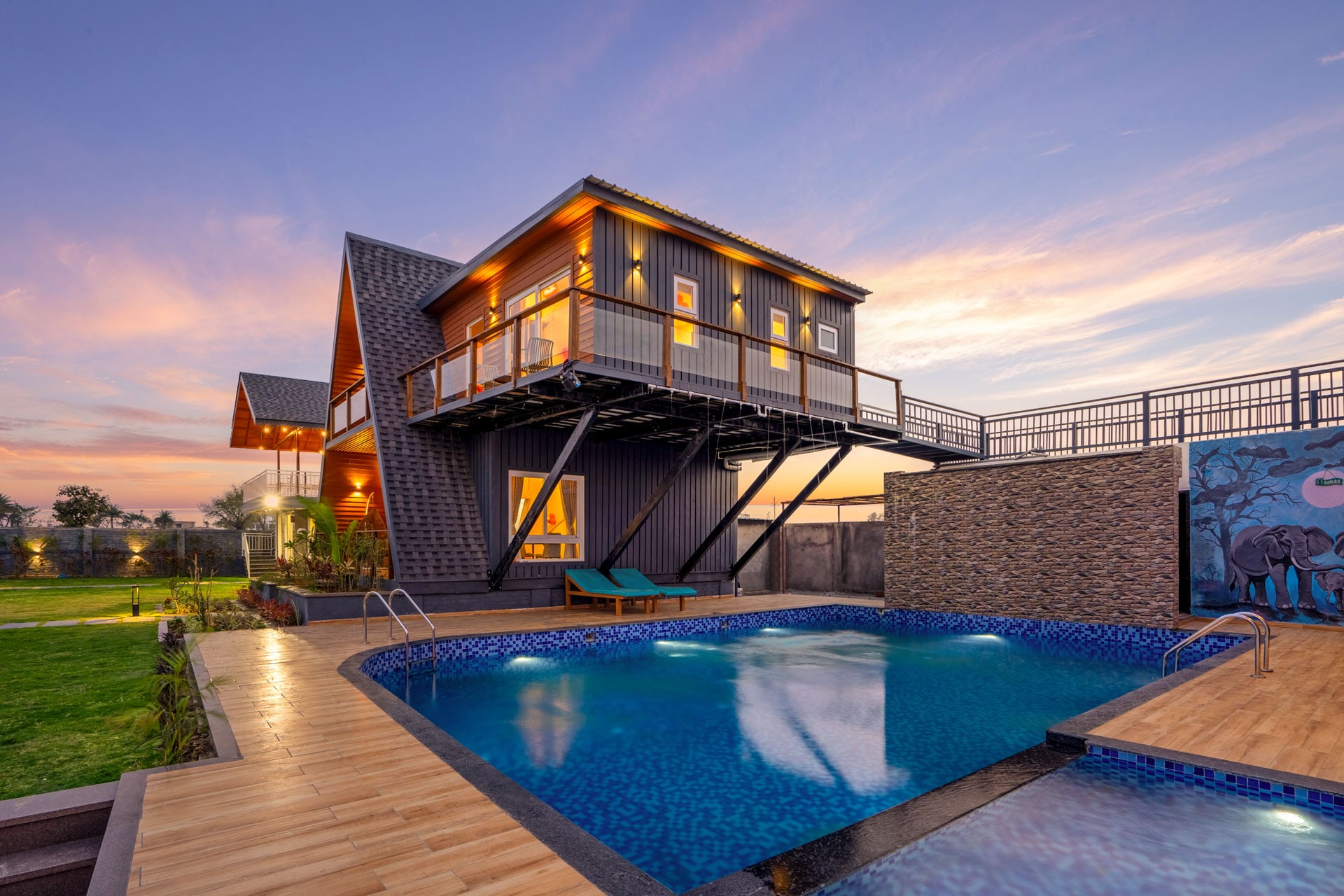 A-frame @ Manbhav Farms