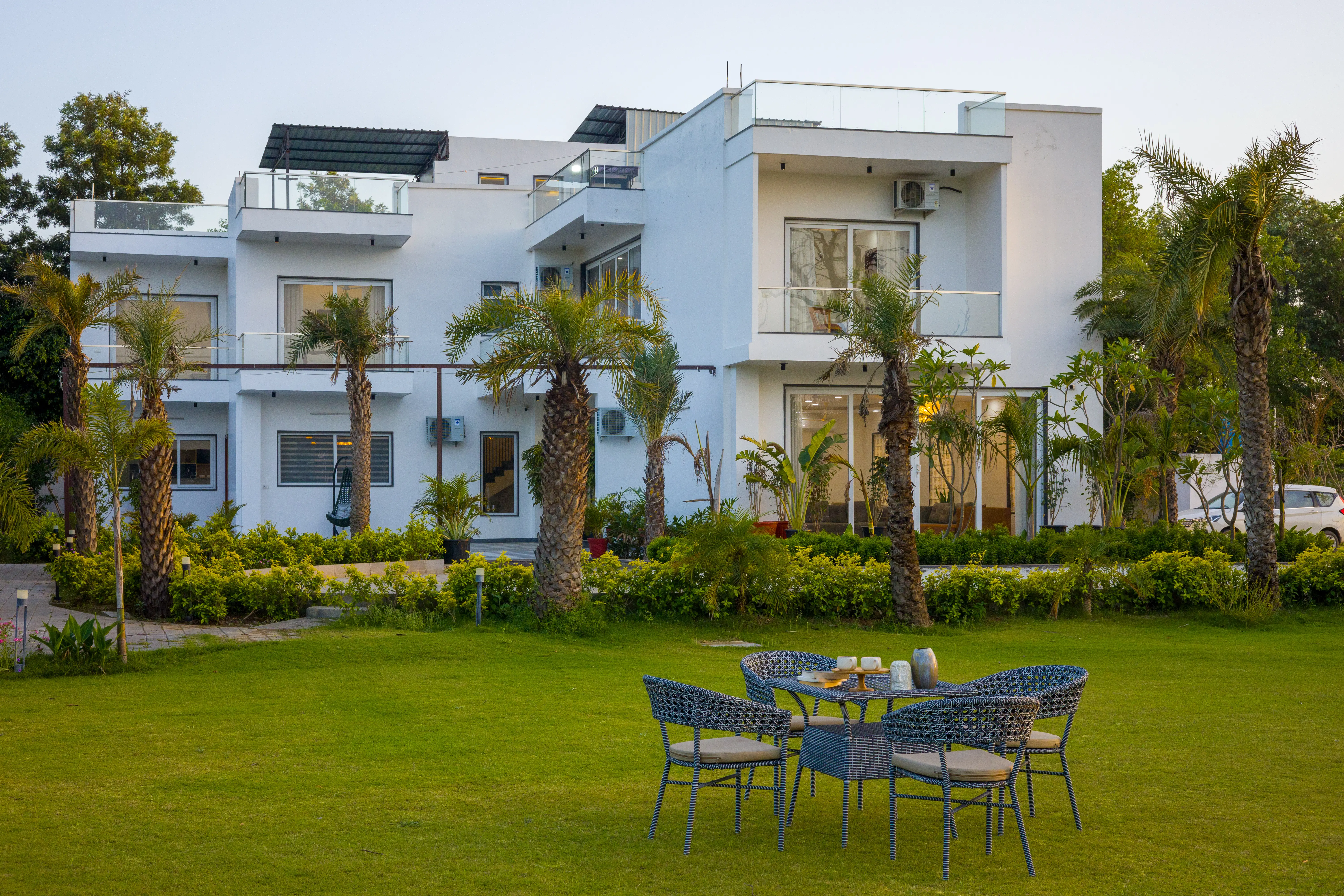 AdhiVa Retreat | 5-BHK Farmhouse with Private Pool, Bar & Lush Garden - Image 2