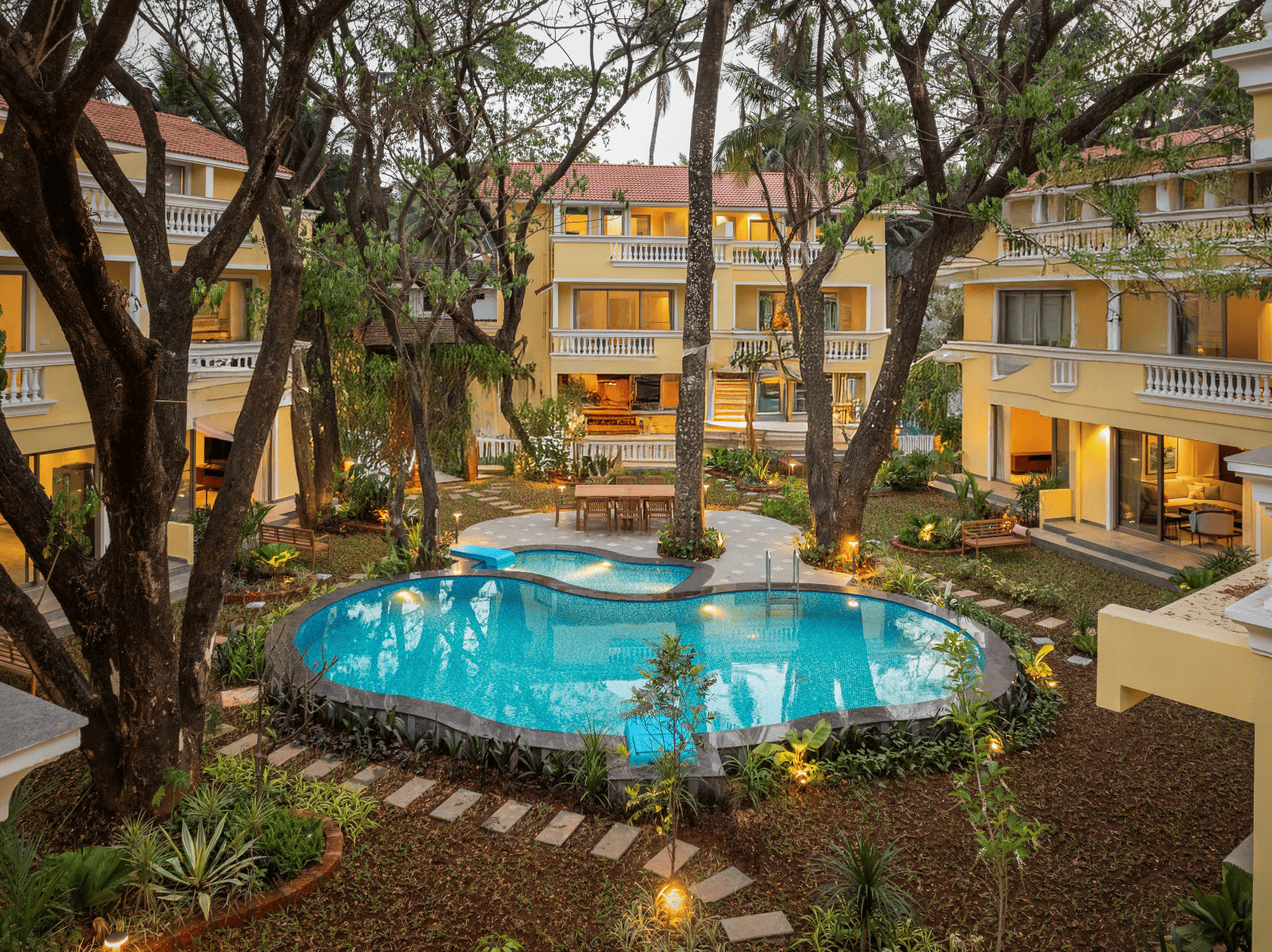 Kensho Marigold | Serene 3-BHK Villa With Common Pool & Lift; Near Popular Beaches