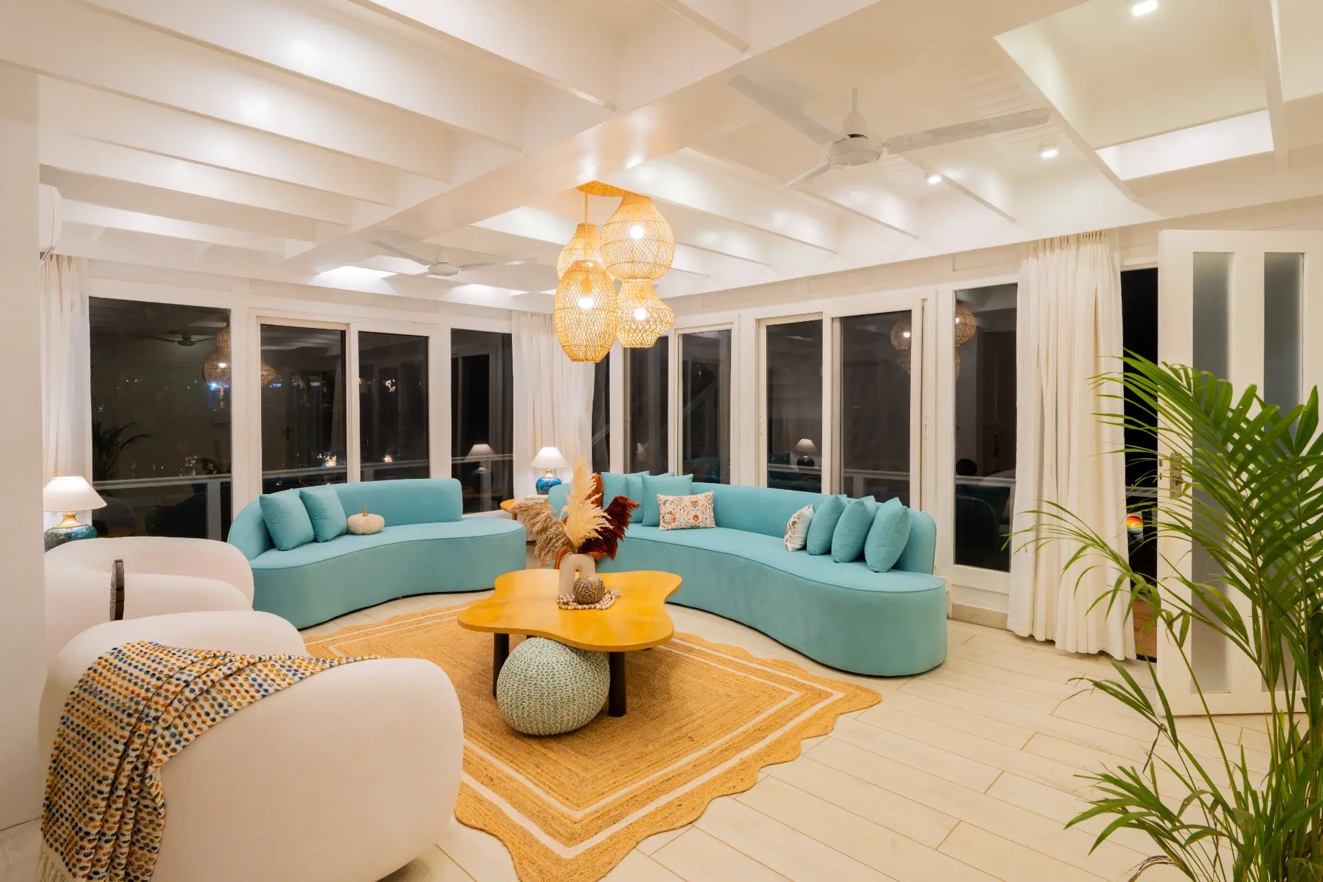 House of Neptune | 3-BHK Retreat with Gazebo & Bar | 10 mtrs from Ashwem Beach