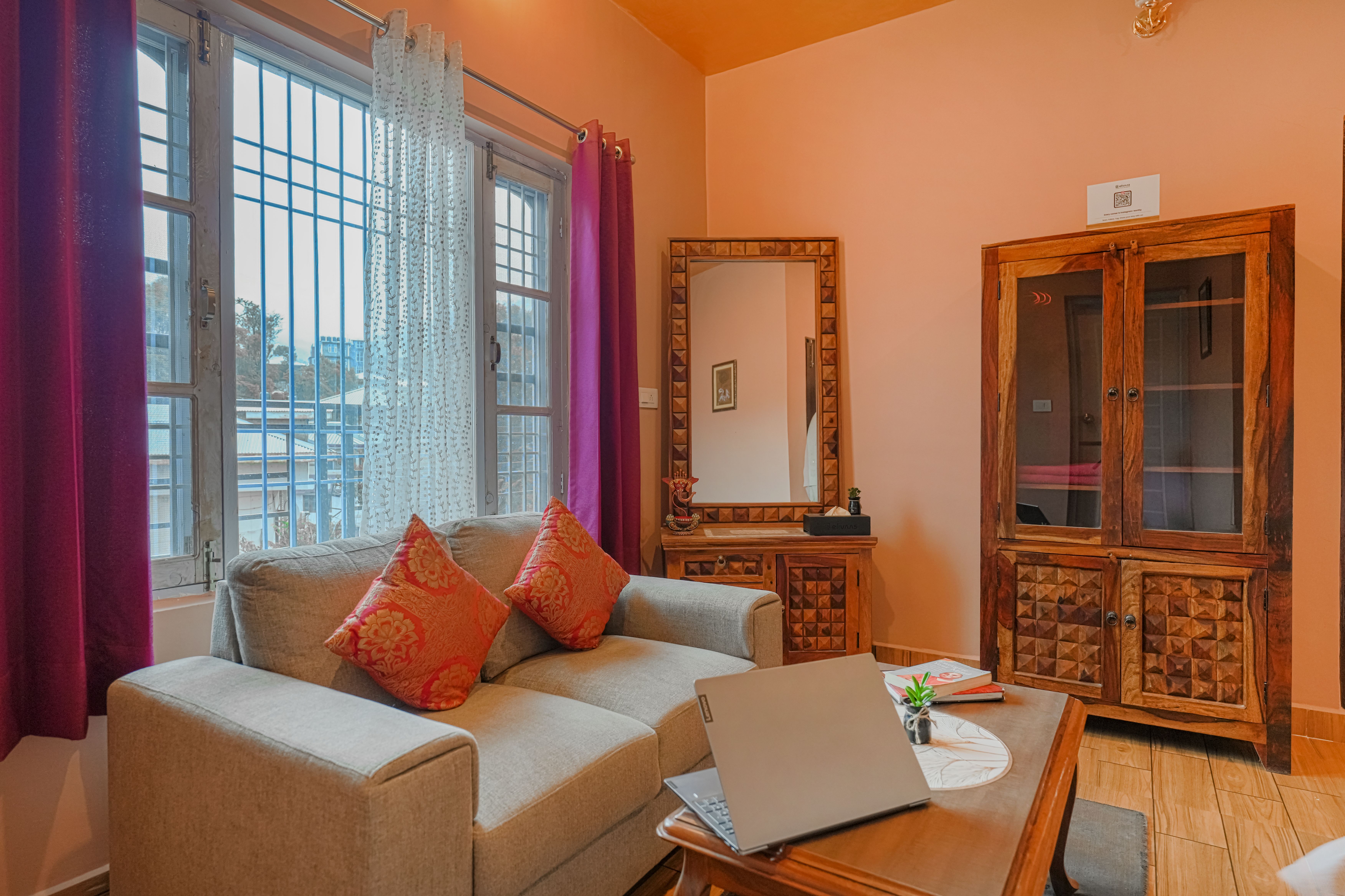 Riva Dreams | 2-BHK Retreat with Hill Views & Lush Garden