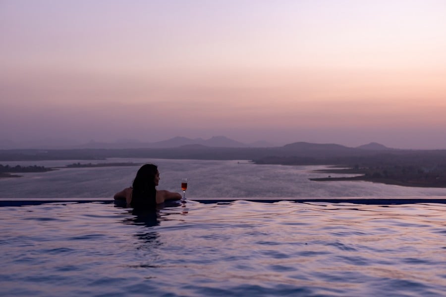 Warmth @ Sunset On The Lake - Igatpuri