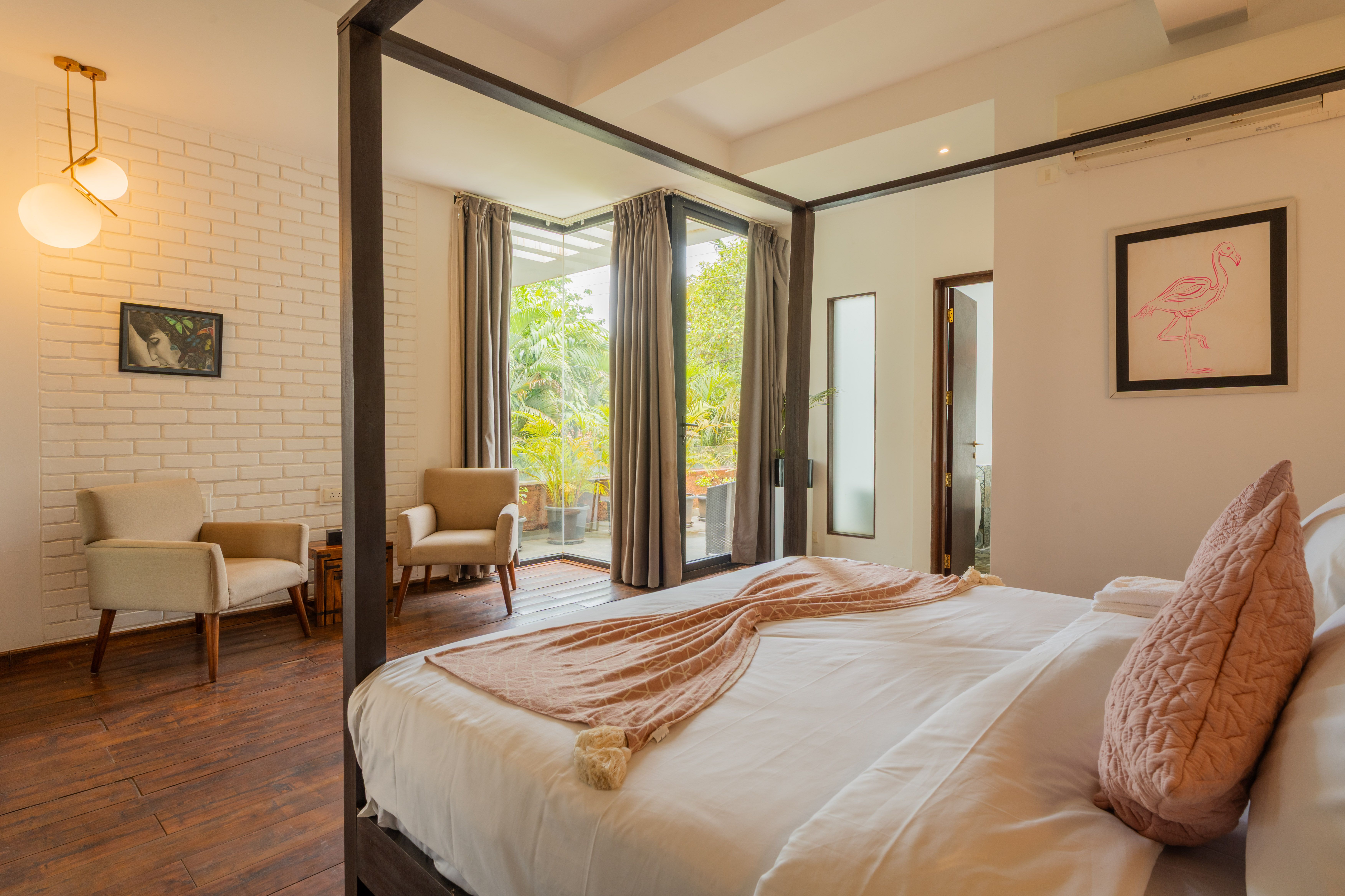 Lushe | Serene 3-BHK Villa Near Popular Beaches With Private Pool & Terrace