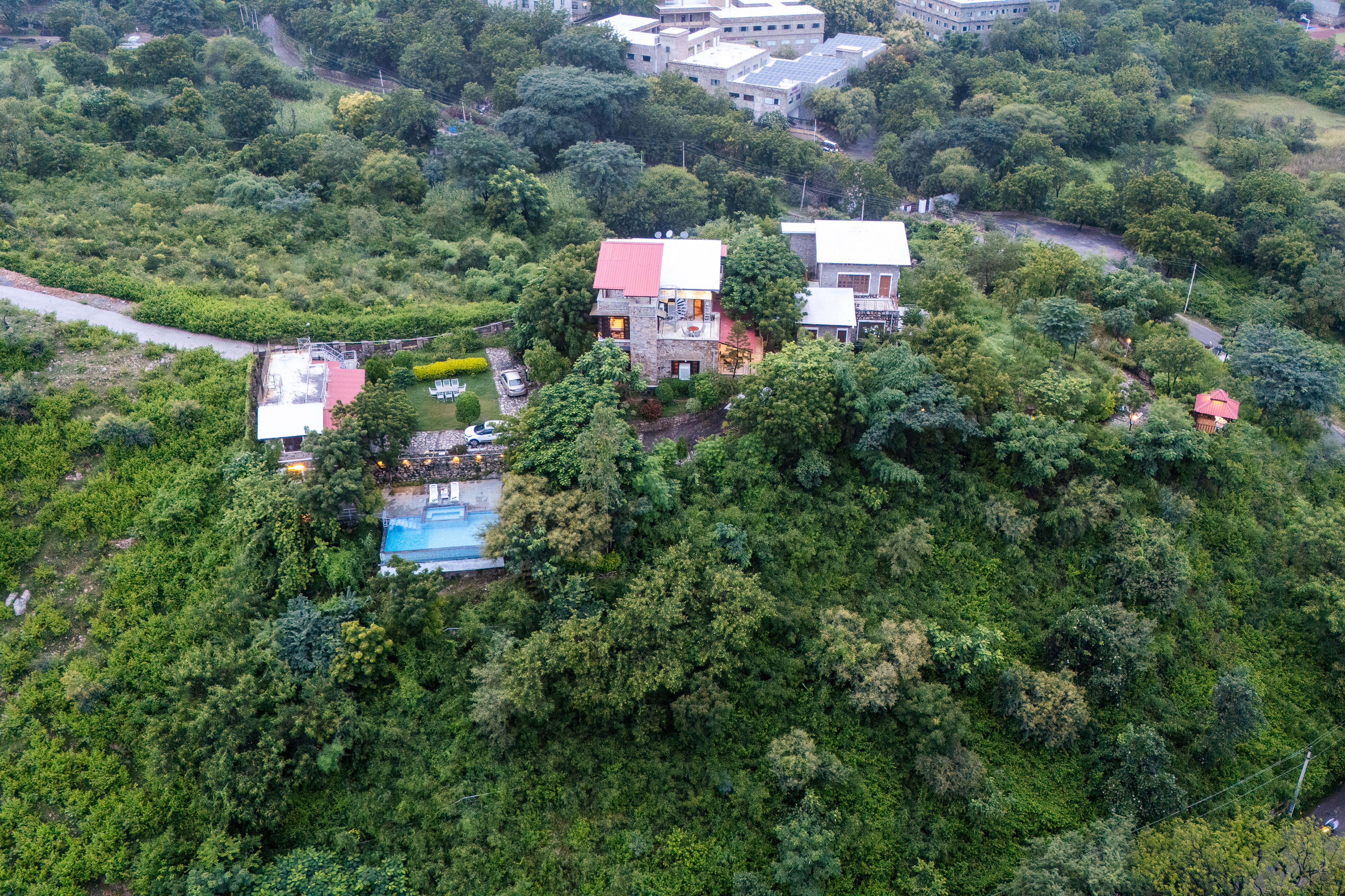 Lake and Hill | Pet-friendly 3-BHK Retreat With Private Pool, Garden, Gazebo & Majestic Aravali Views - Image 5
