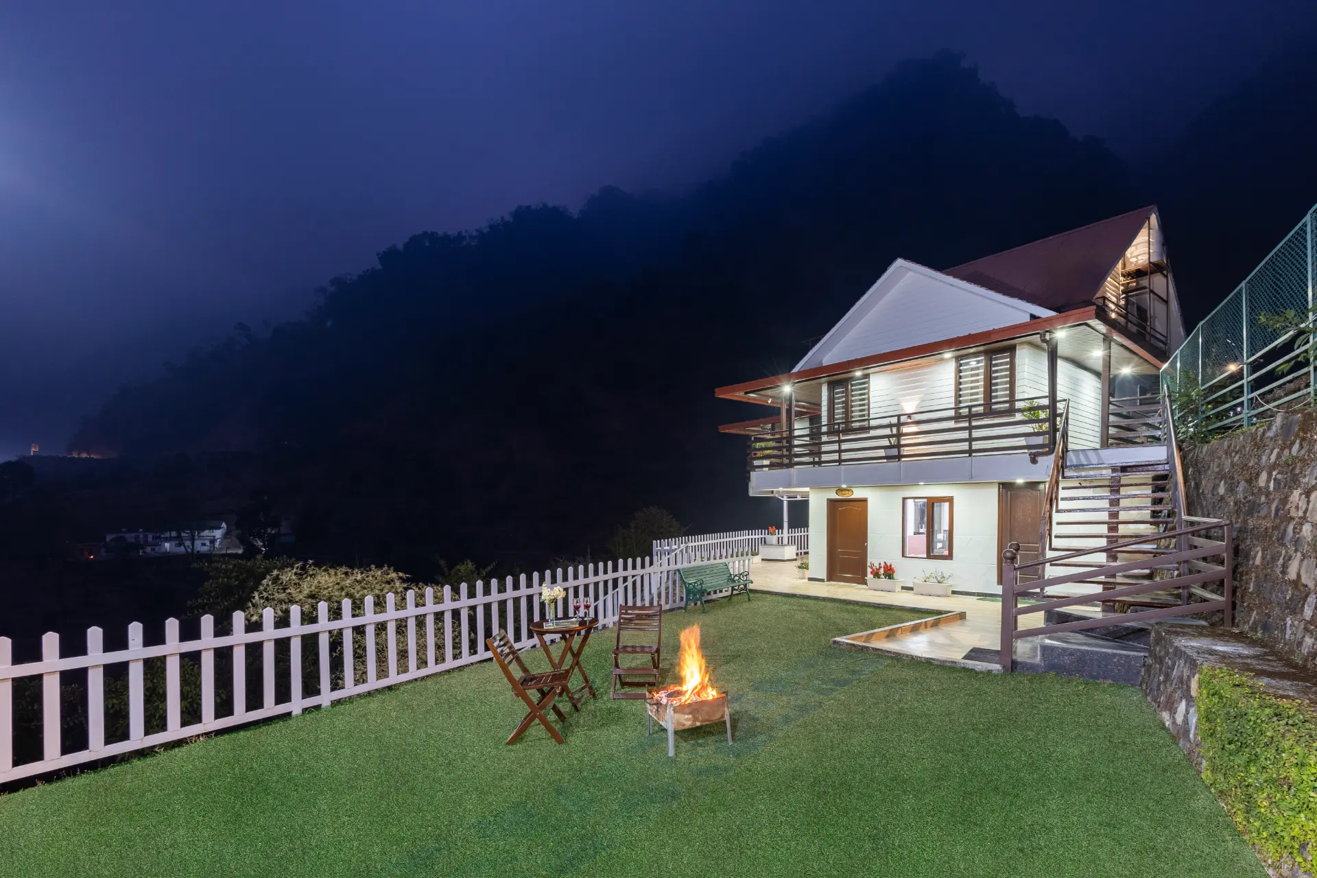 Madhuram Villa | Scenic Pet-Friendly 1-BHK Hidden Gem With Balcony & Garden - Image 2