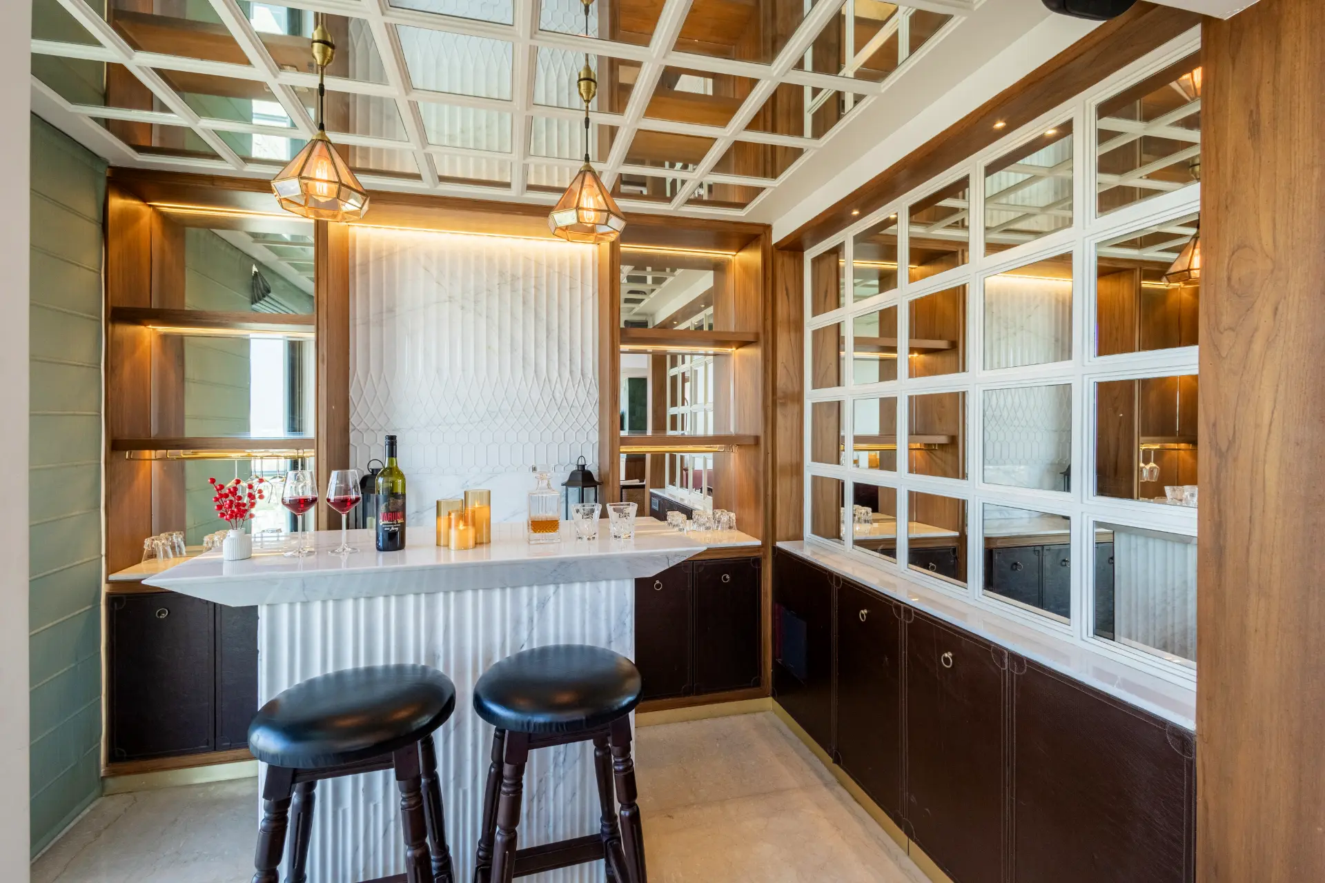 Manhattan 1804 | 3-BHK Penthouse With Stunning Views, Office & Stylish Bar - Image 4