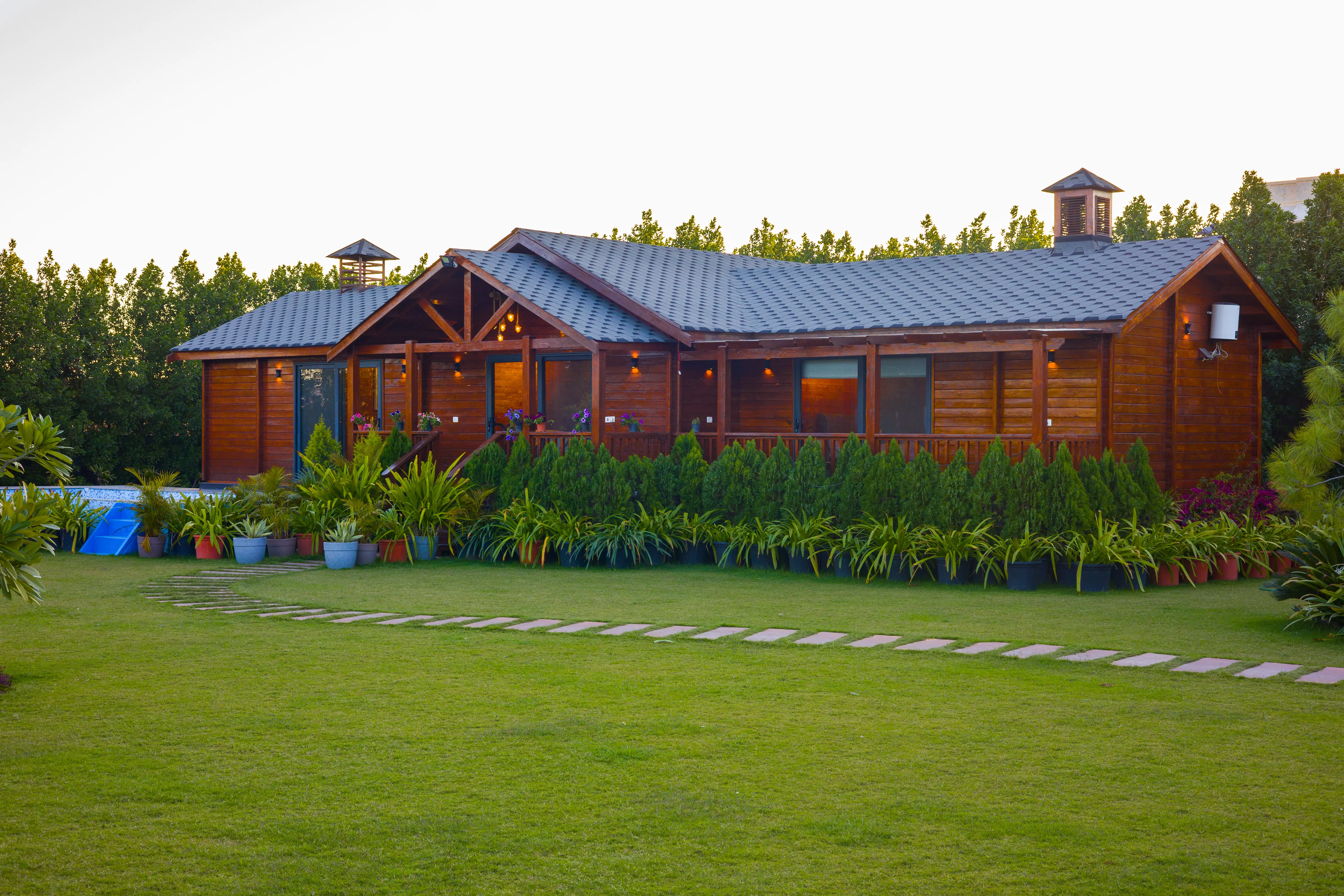 Riveira Hills |  3-BHK Pet-friendly Cottage with Lush Garden, Private Pool 